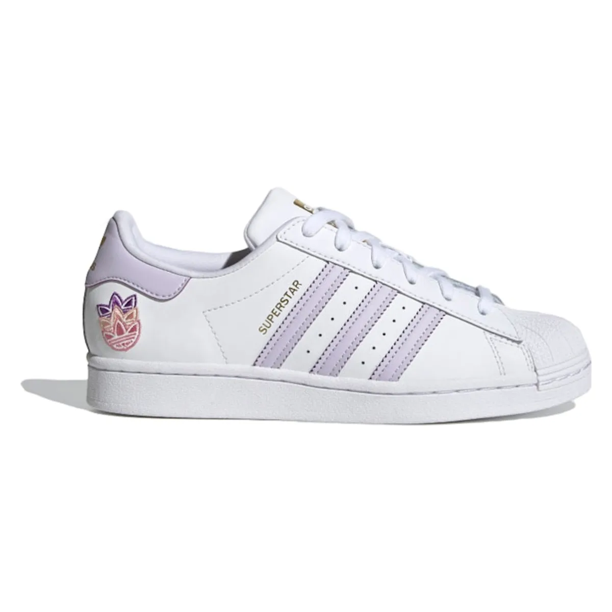 adidas Superstar Trefoil White Purple Tint (Women's)