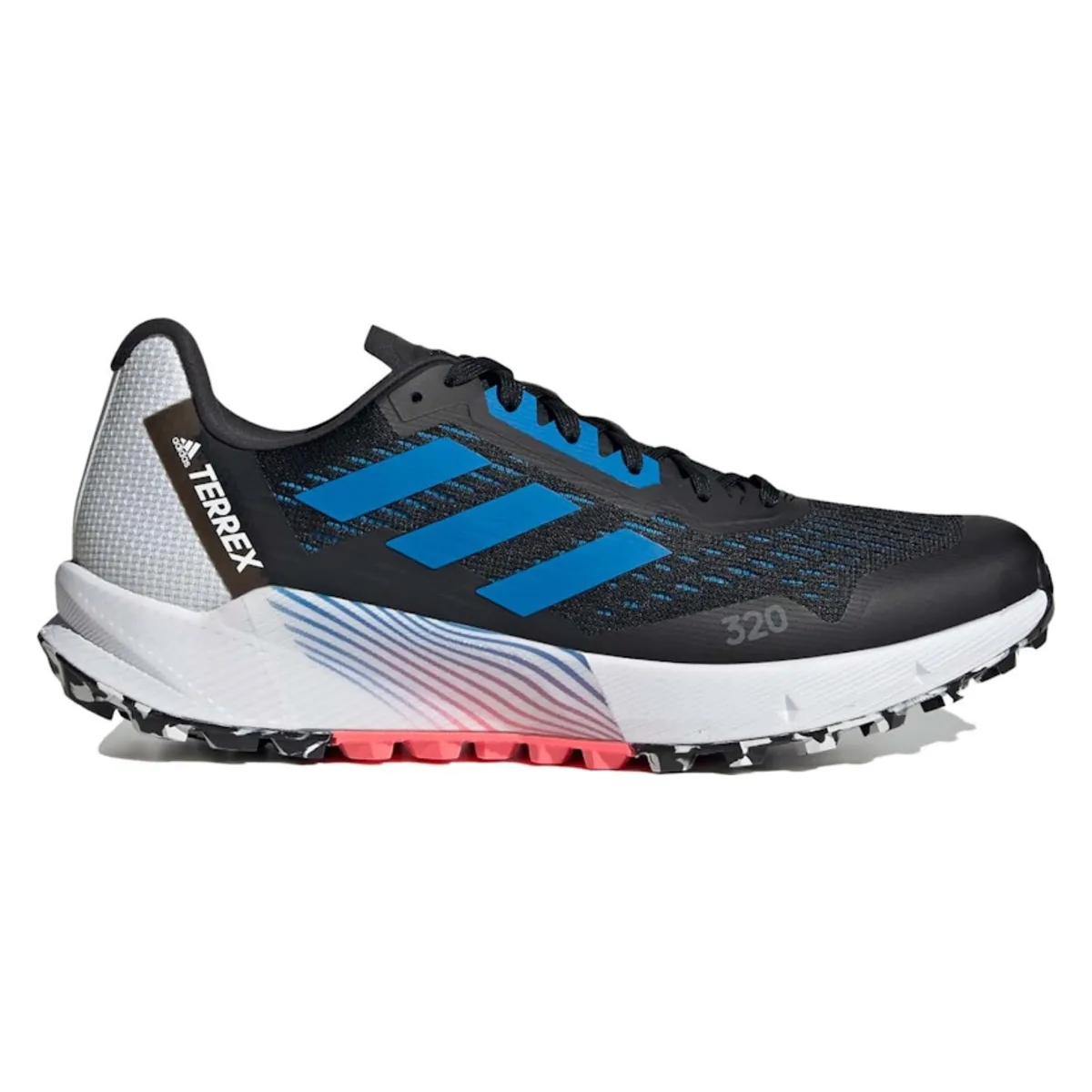 adidas Terrex Agravic Flow 2 Black Blue Rush Turbo