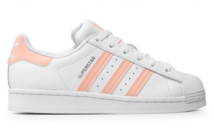 adidas Superstar Cloud White Haze Coral (GS)