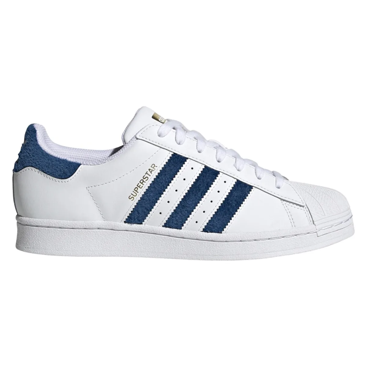 adidas Superstar Chenille Stripes Cloud White Blue