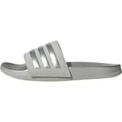 adidas Adilette Comfort Slides Grey Silver Metallic