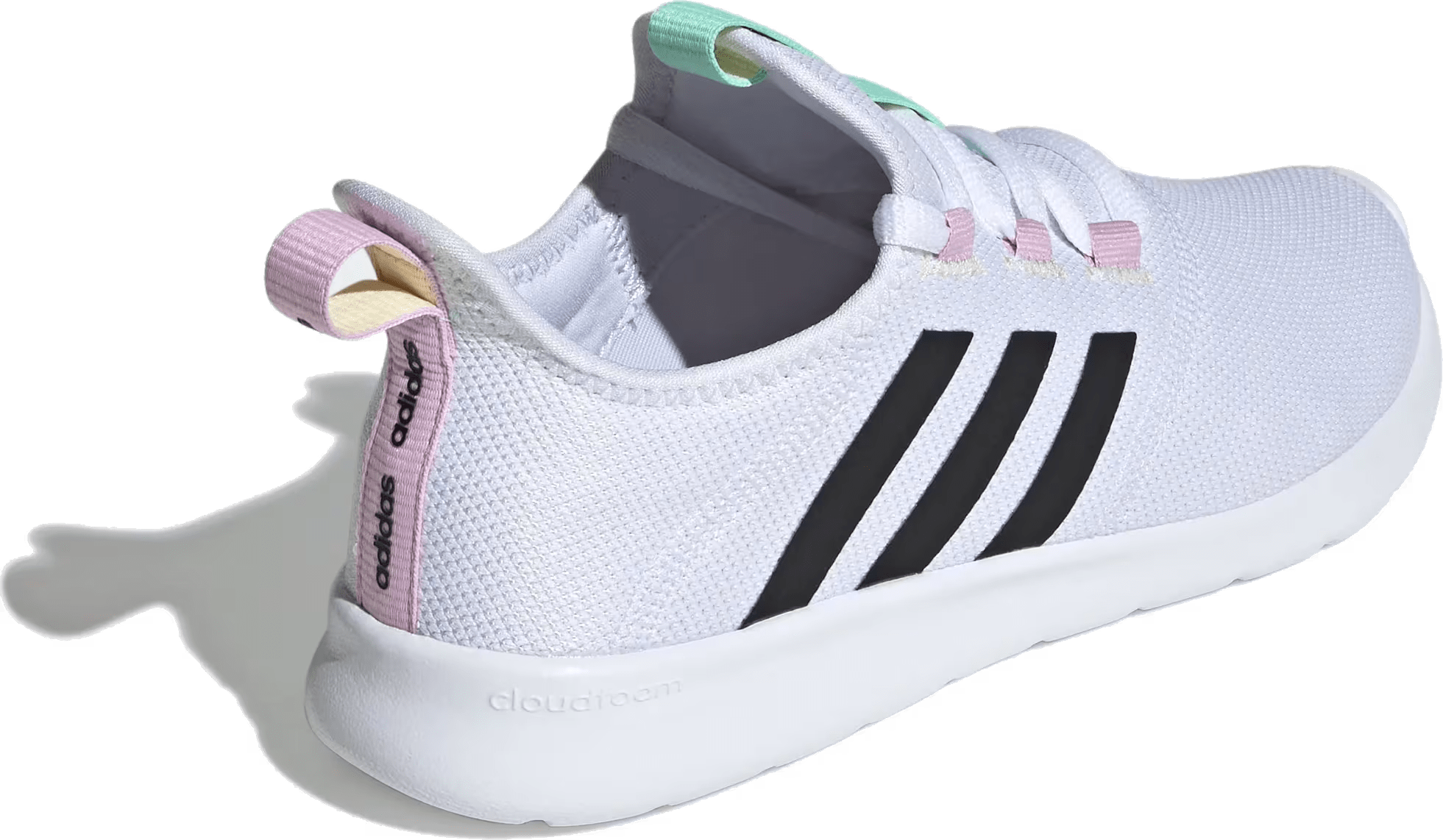 adidas Cloudfoam Pure 2.0 Cloud White Core Black Pulse Mint (Women's)