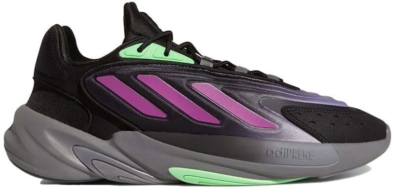 adidas Ozelia Black Purple Screaming Green