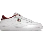 Reebok Club C 85 Crest White Burgundy