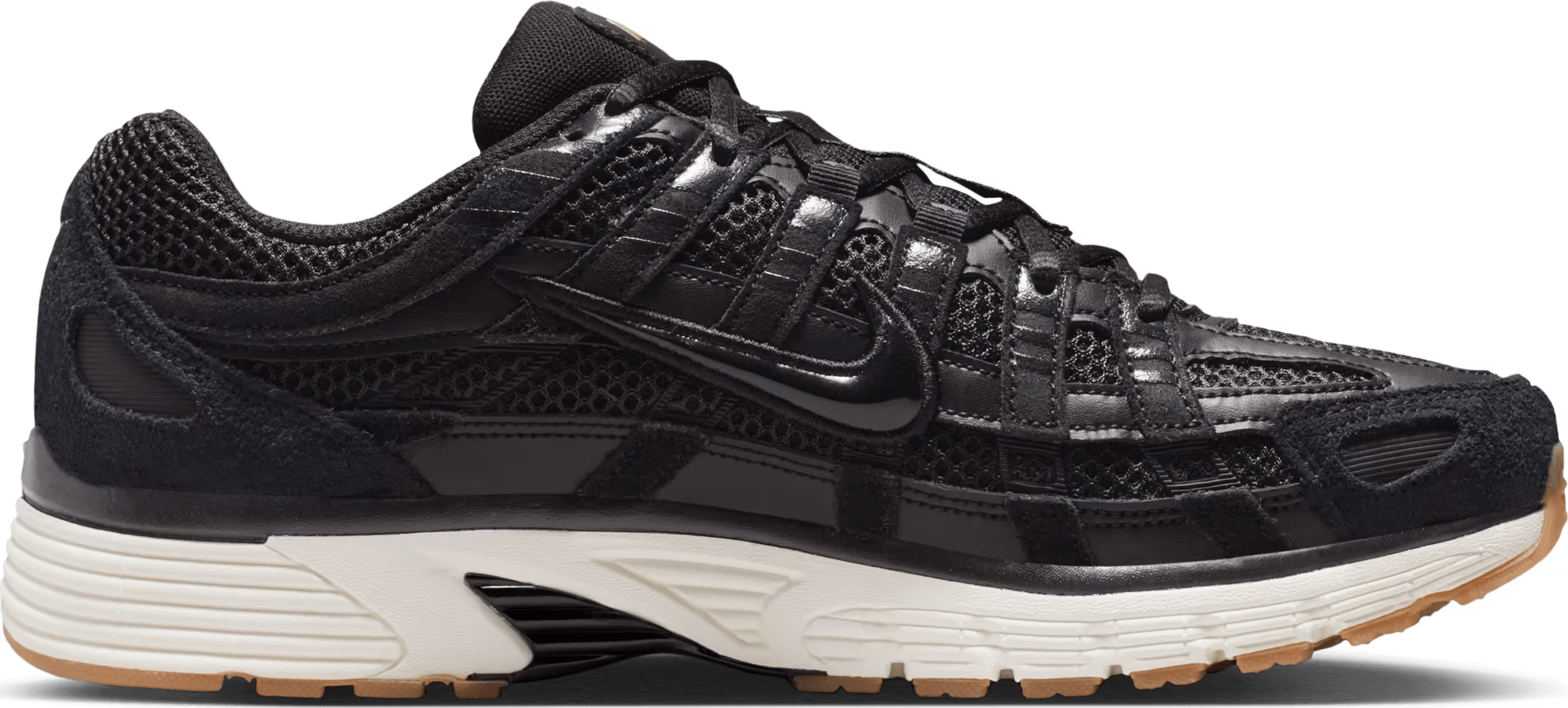 Nike P-6000 suède "Black Metallic Gold Grain"