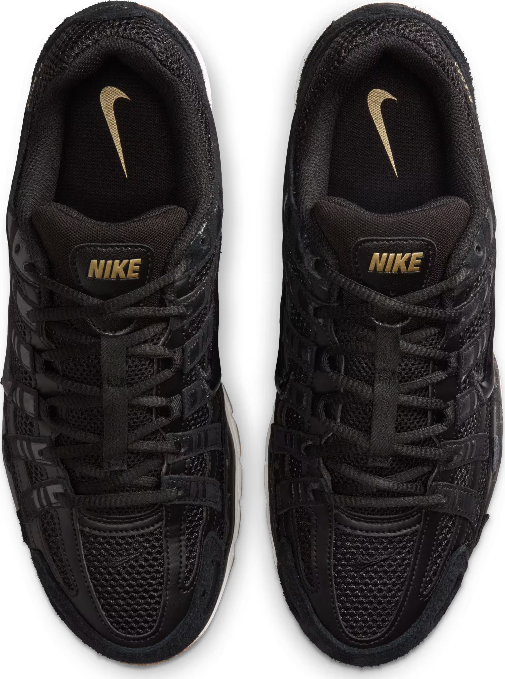 Nike P-6000 suède "Black Metallic Gold Grain"