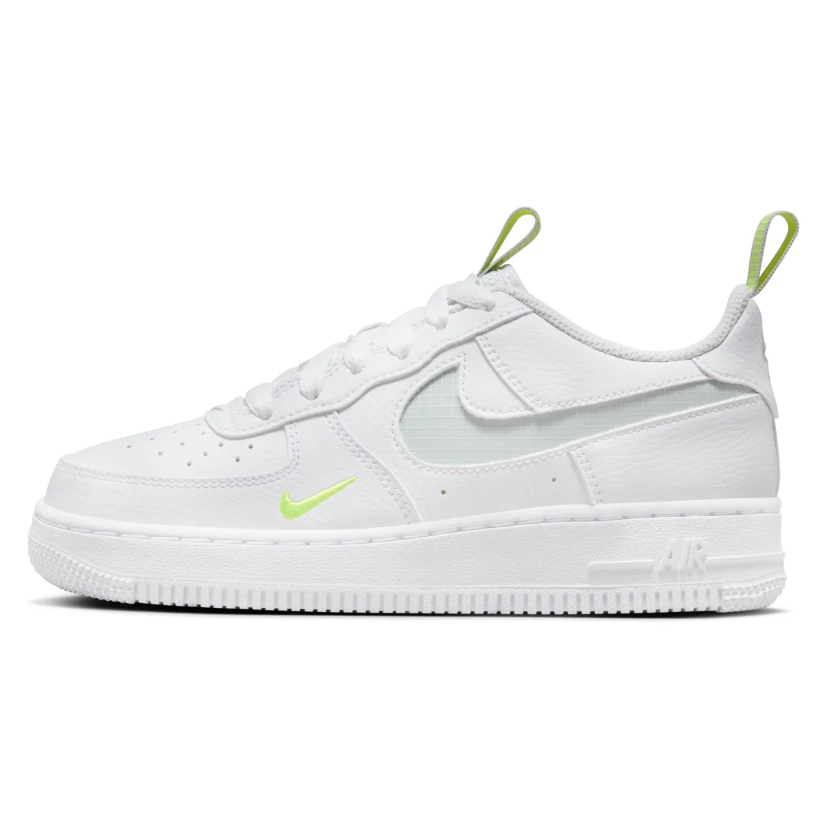 Nike Air Force 1 LV8 GS "White Volt"