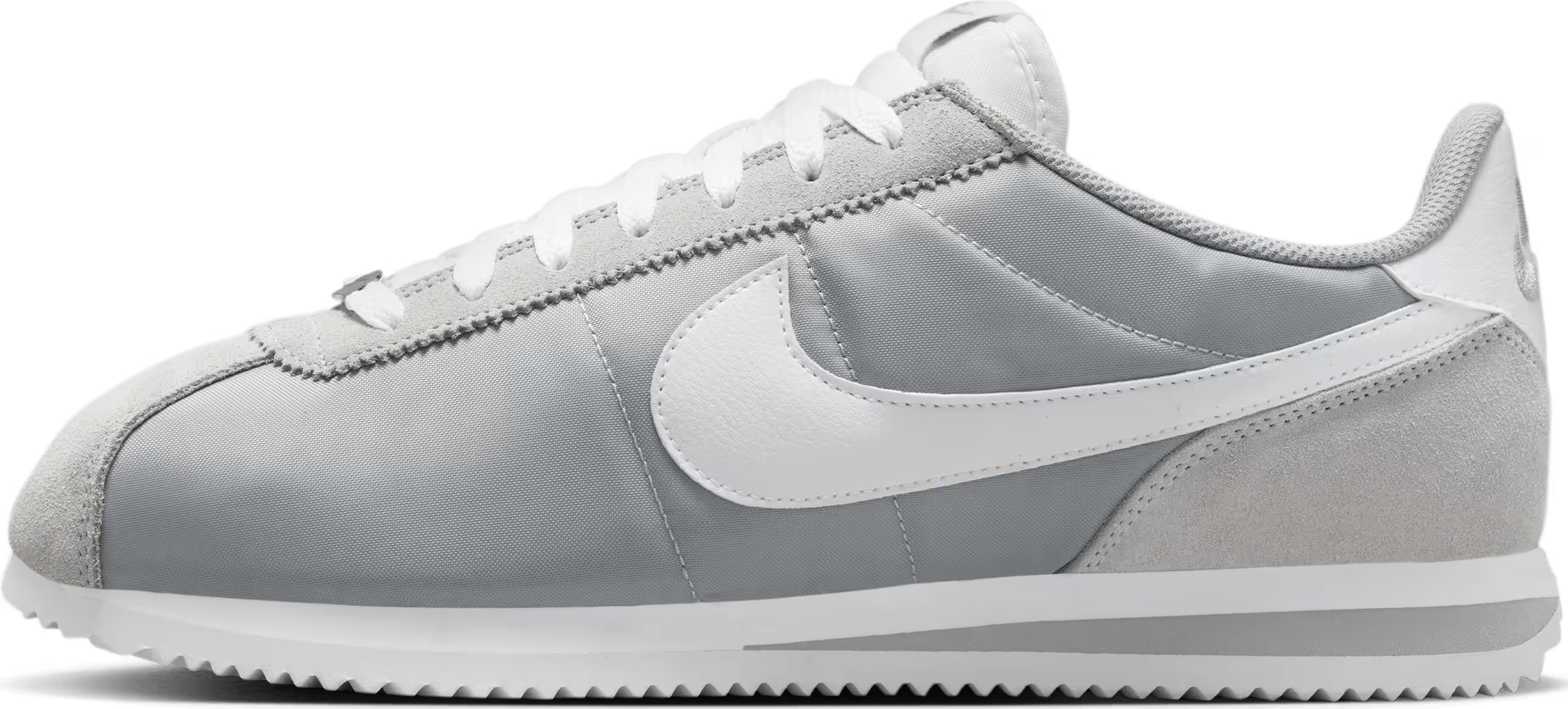 Nike Cortez Textile Flat Silver White