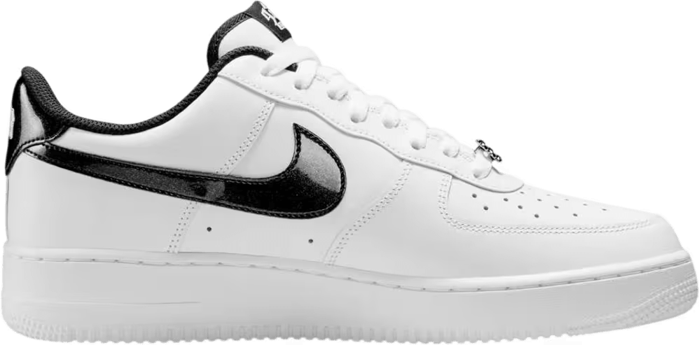 Nike Air Force 1 '07 LV8 'White & Black Patent