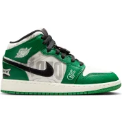 Air Jordan 1 Mid SE GS "Overbranded"