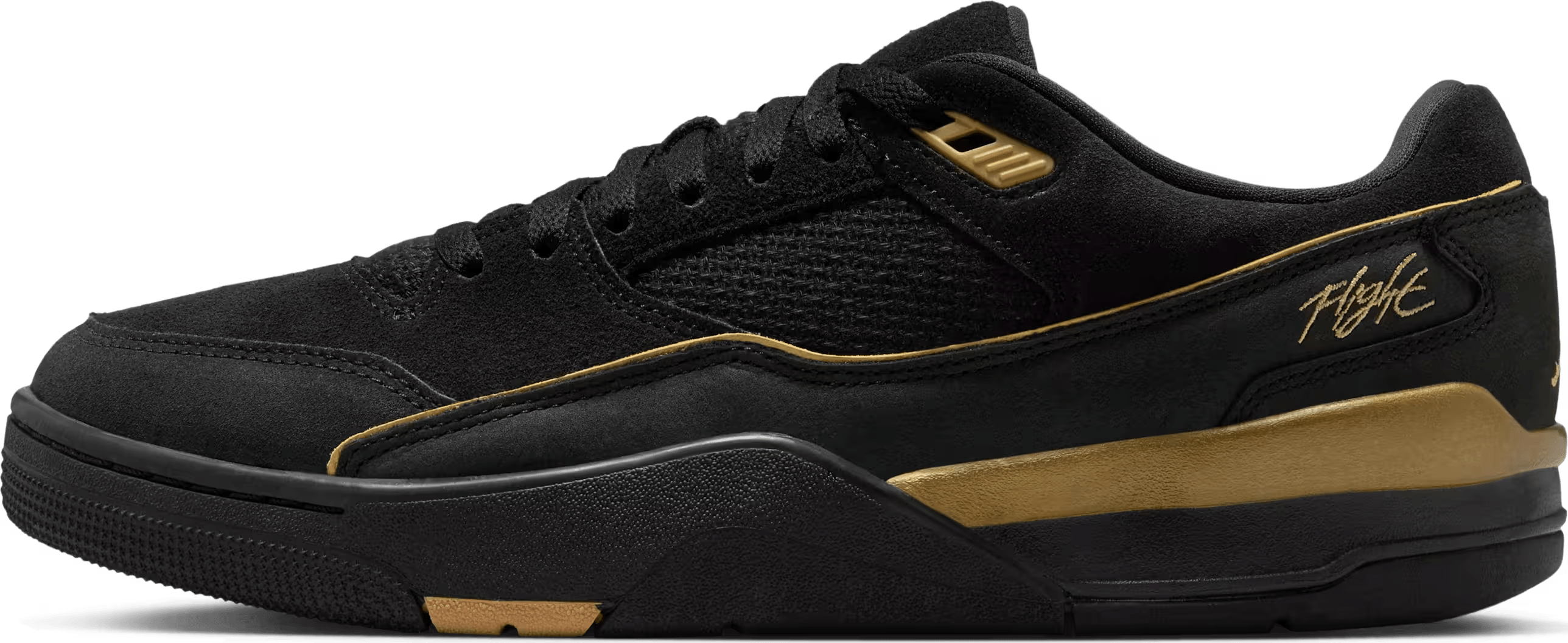 Air Jordan Flight Court "Black Metallic Gold"