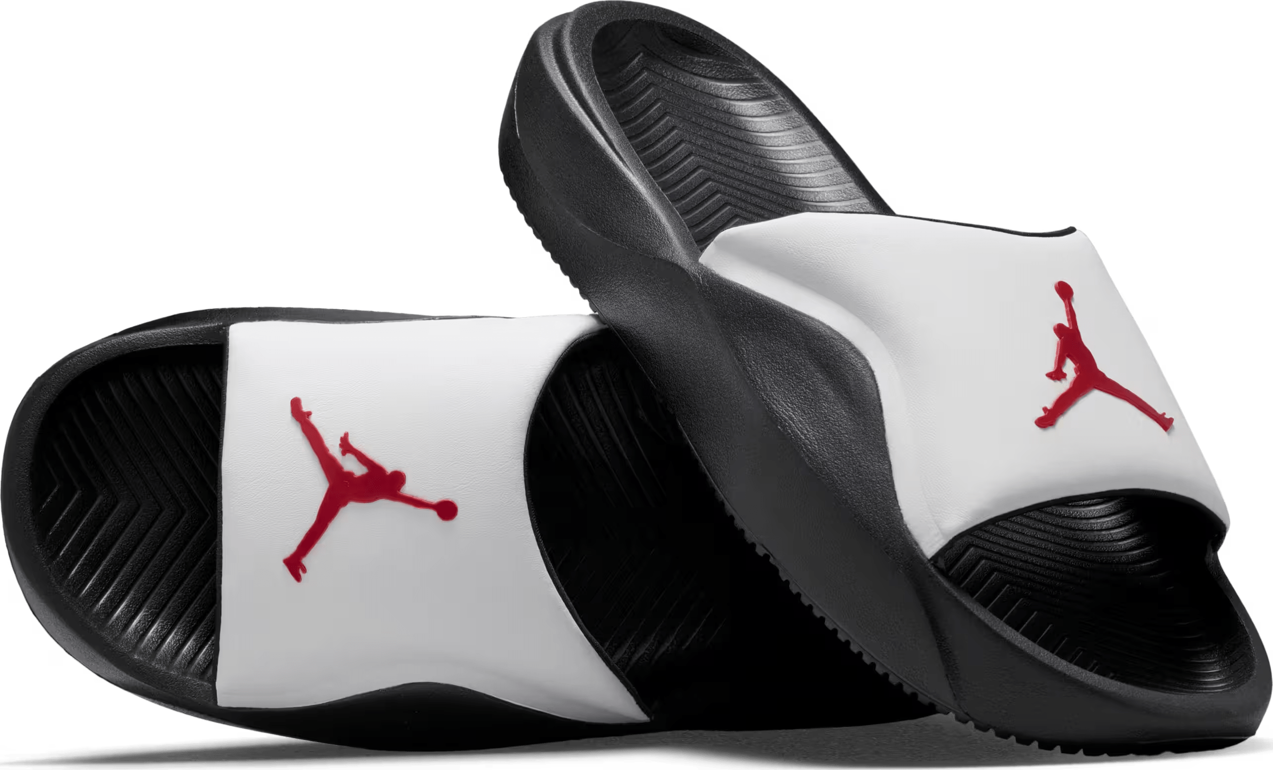 Jordan Franchise Slide White Black Gym Red