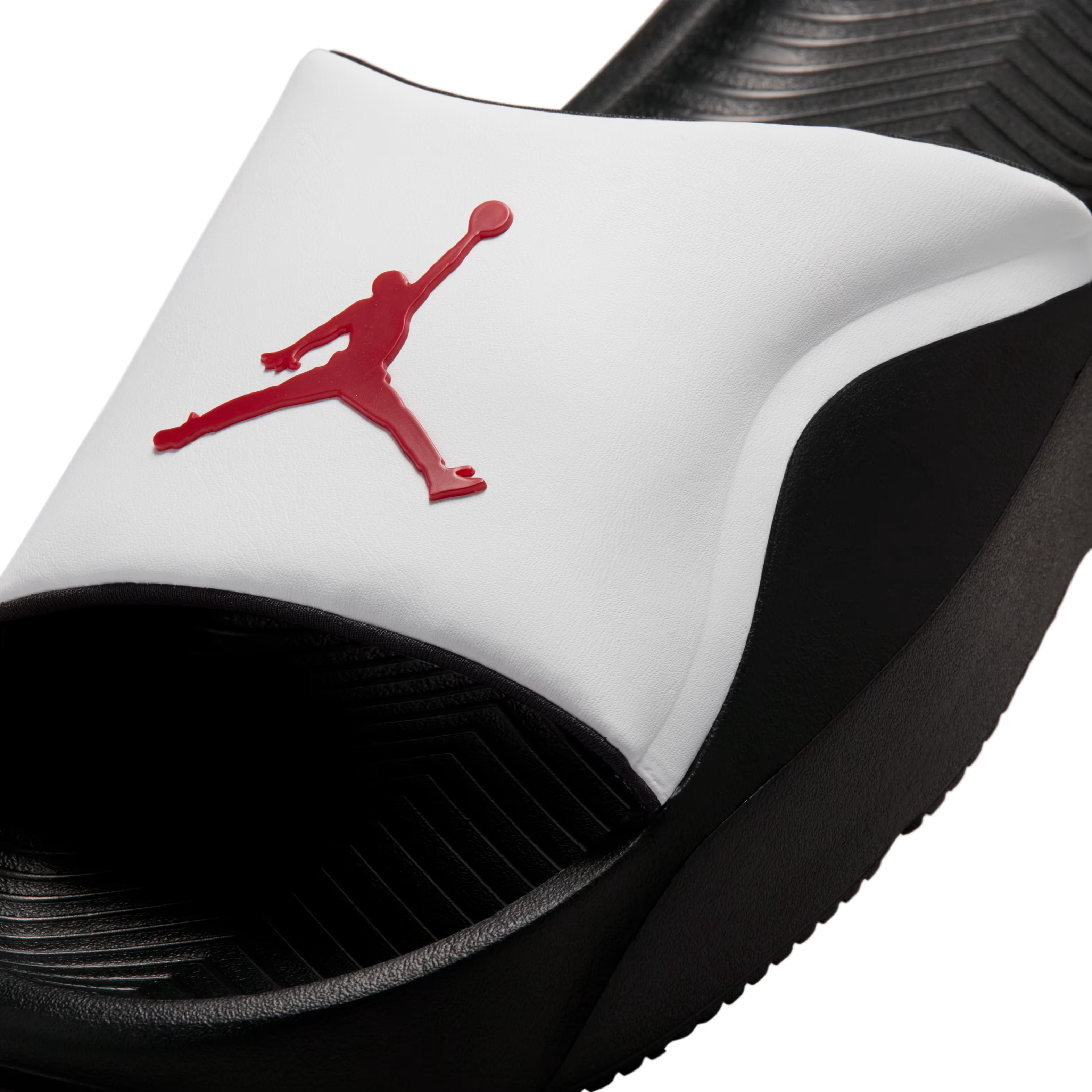 Jordan Franchise Slide White Black Gym Red
