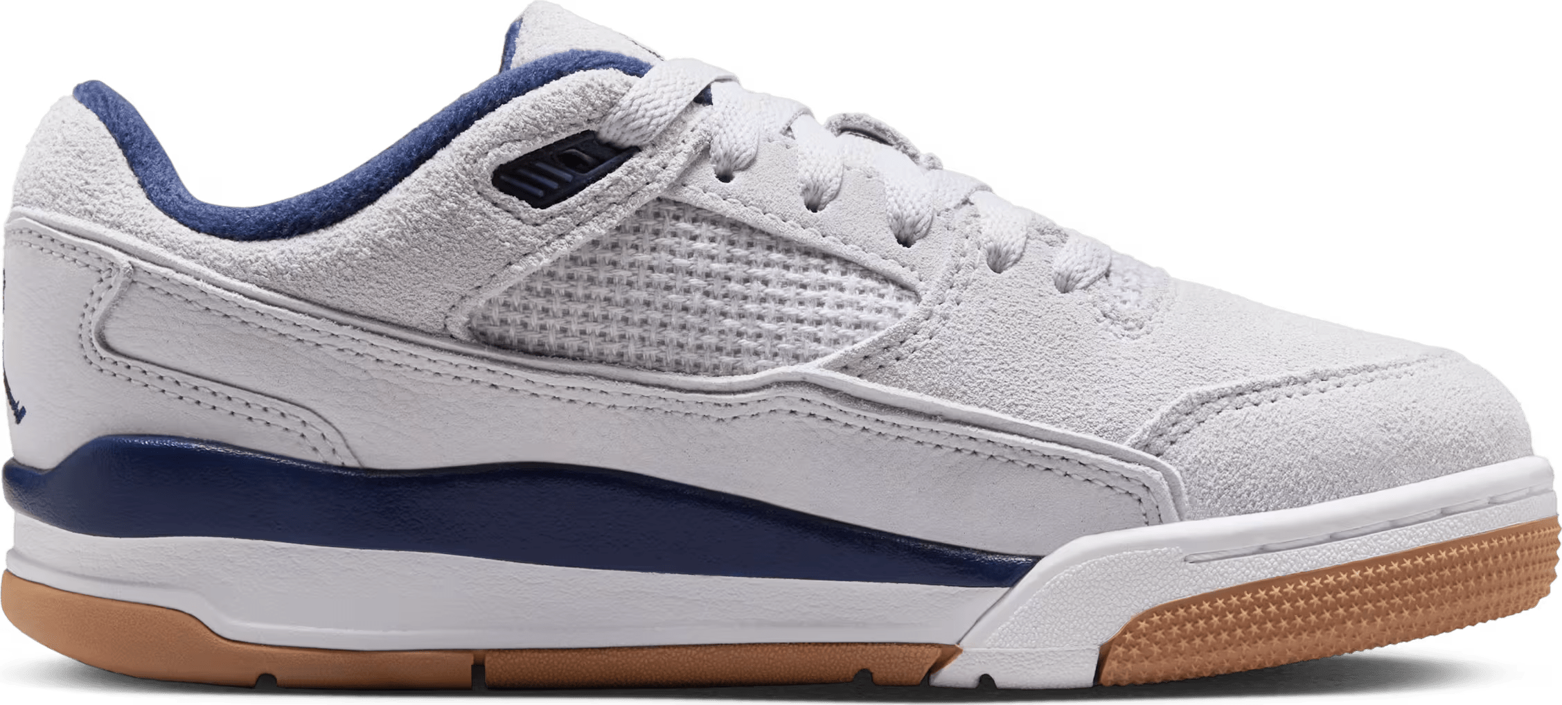 Jordan Flight Court Neutral Grey White Gum Light Brown Midnight Navy (GS)