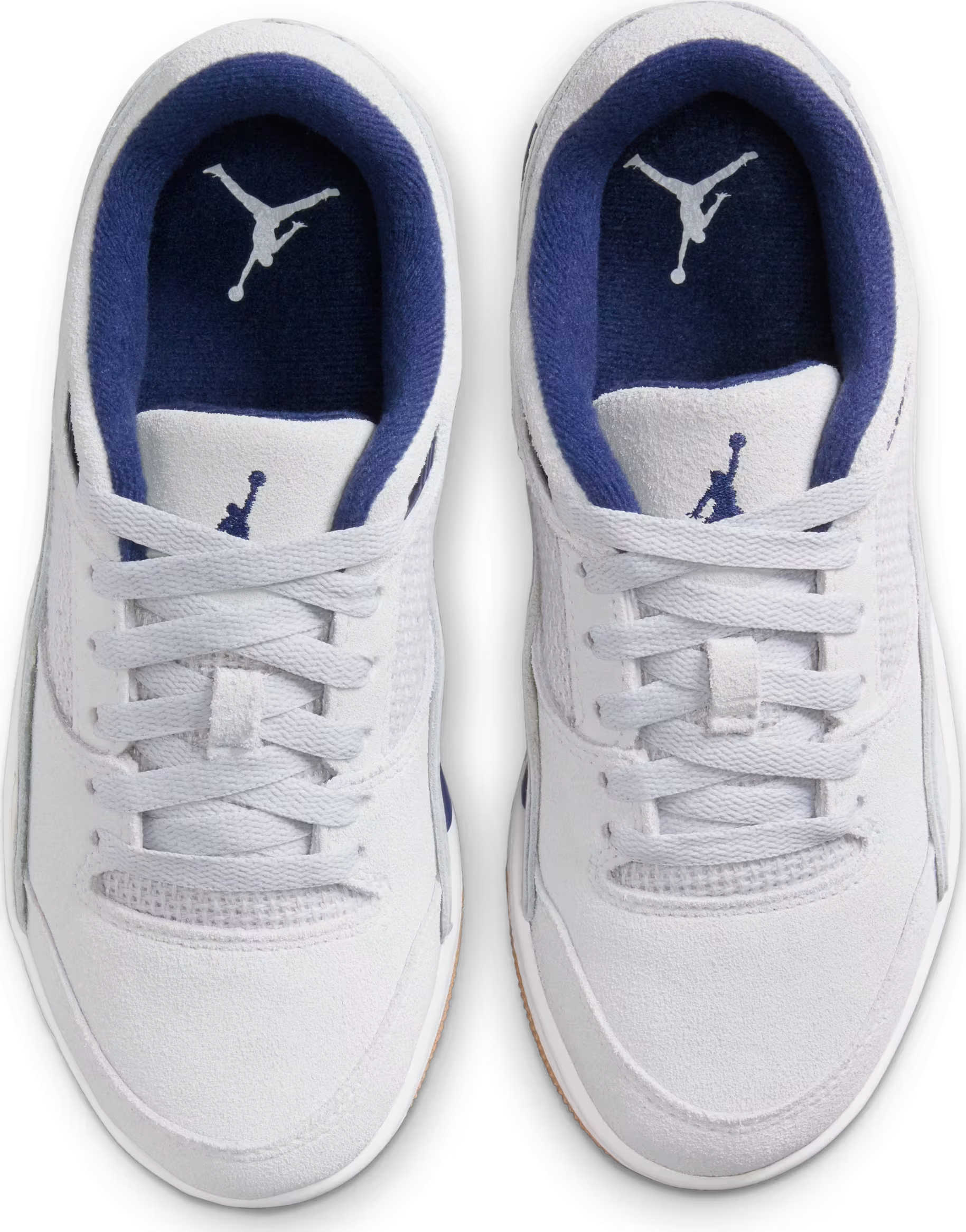 Jordan Flight Court Neutral Grey White Gum Light Brown Midnight Navy (GS)
