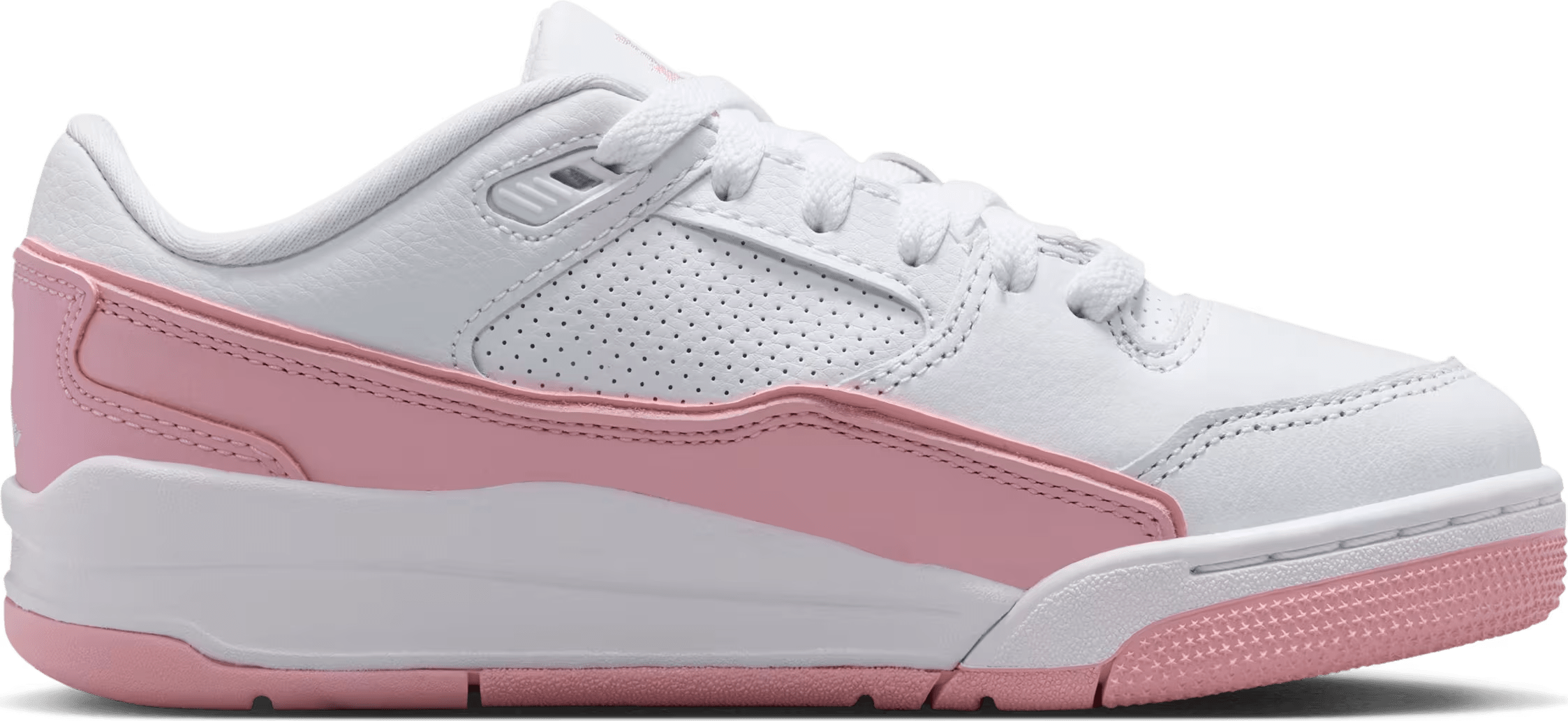 Jordan Flight Court White Medium Soft Pink (GS)