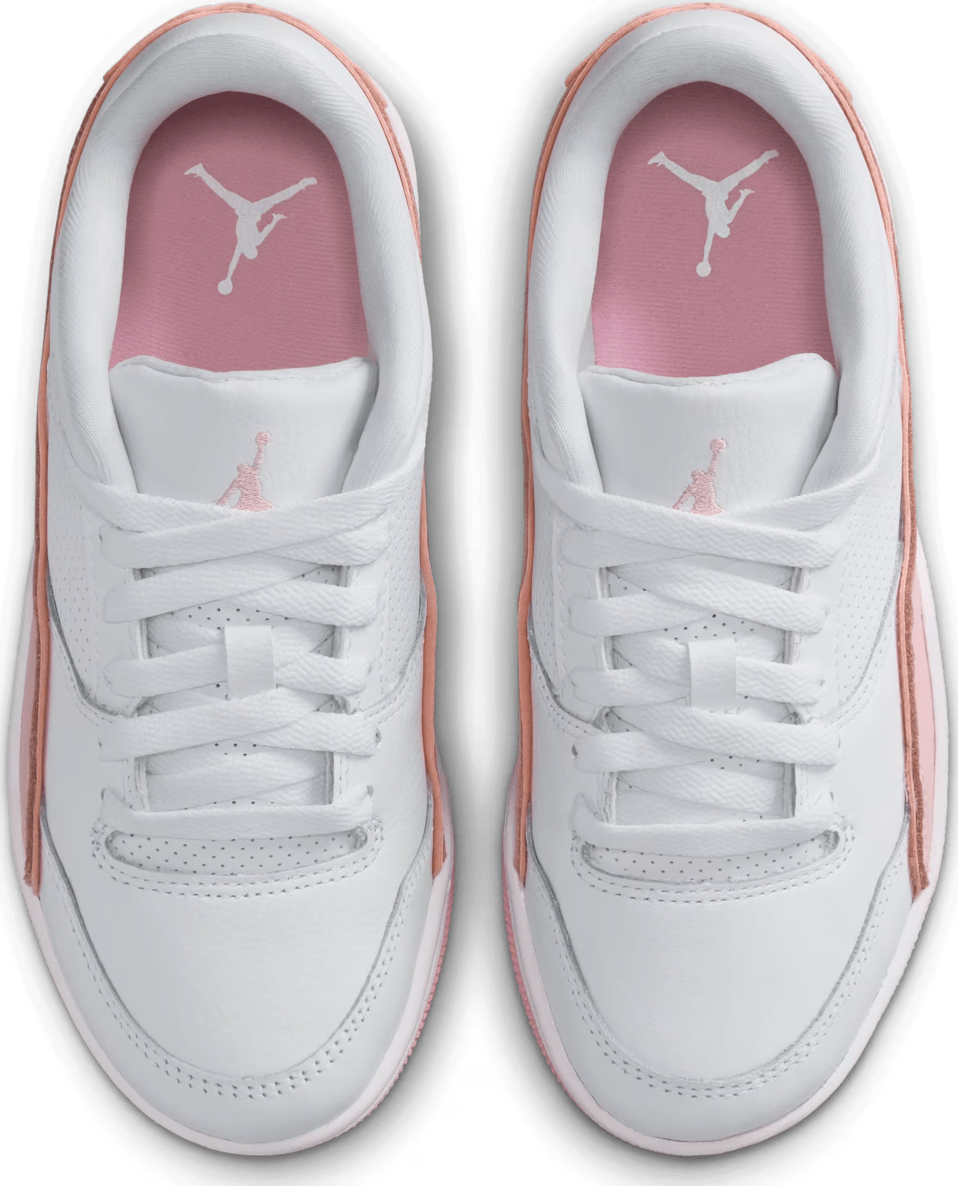 Jordan Flight Court White Medium Soft Pink (GS)
