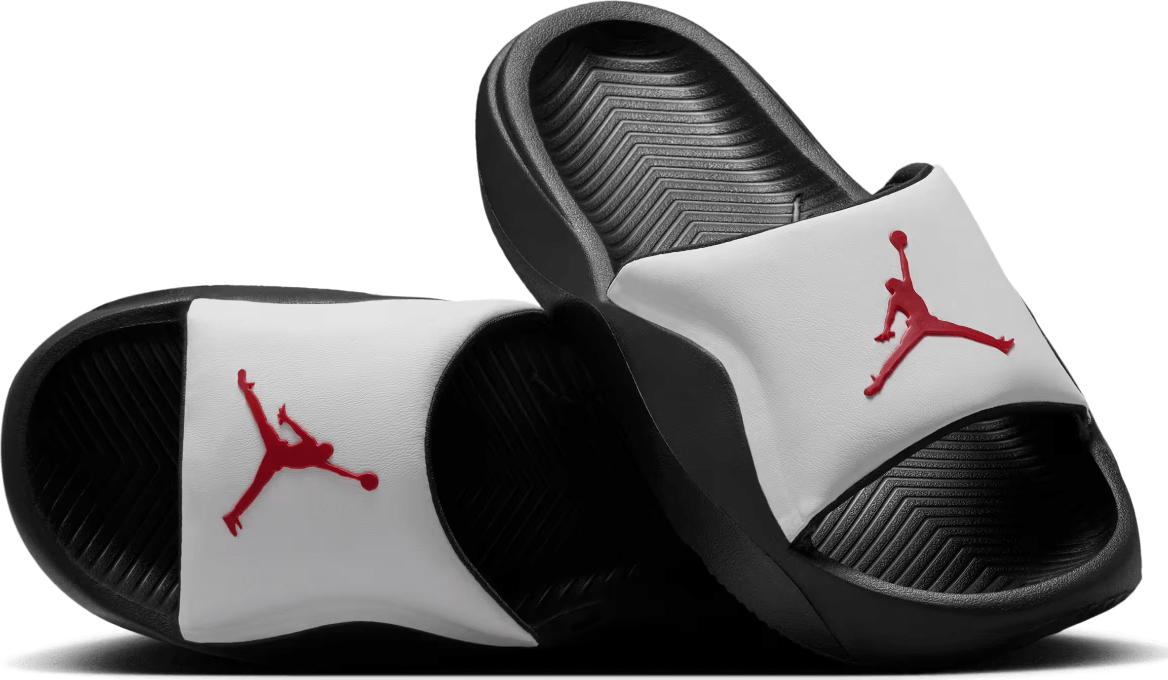 Jordan Franchise Slide White Black Gym Red (GS)