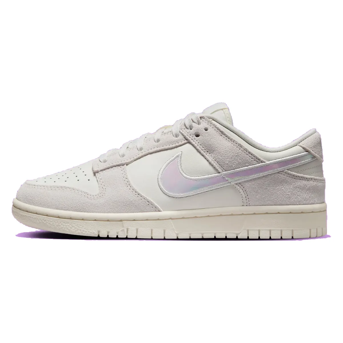 Nike Dunk Low "Sail Iridescent Swoosh"