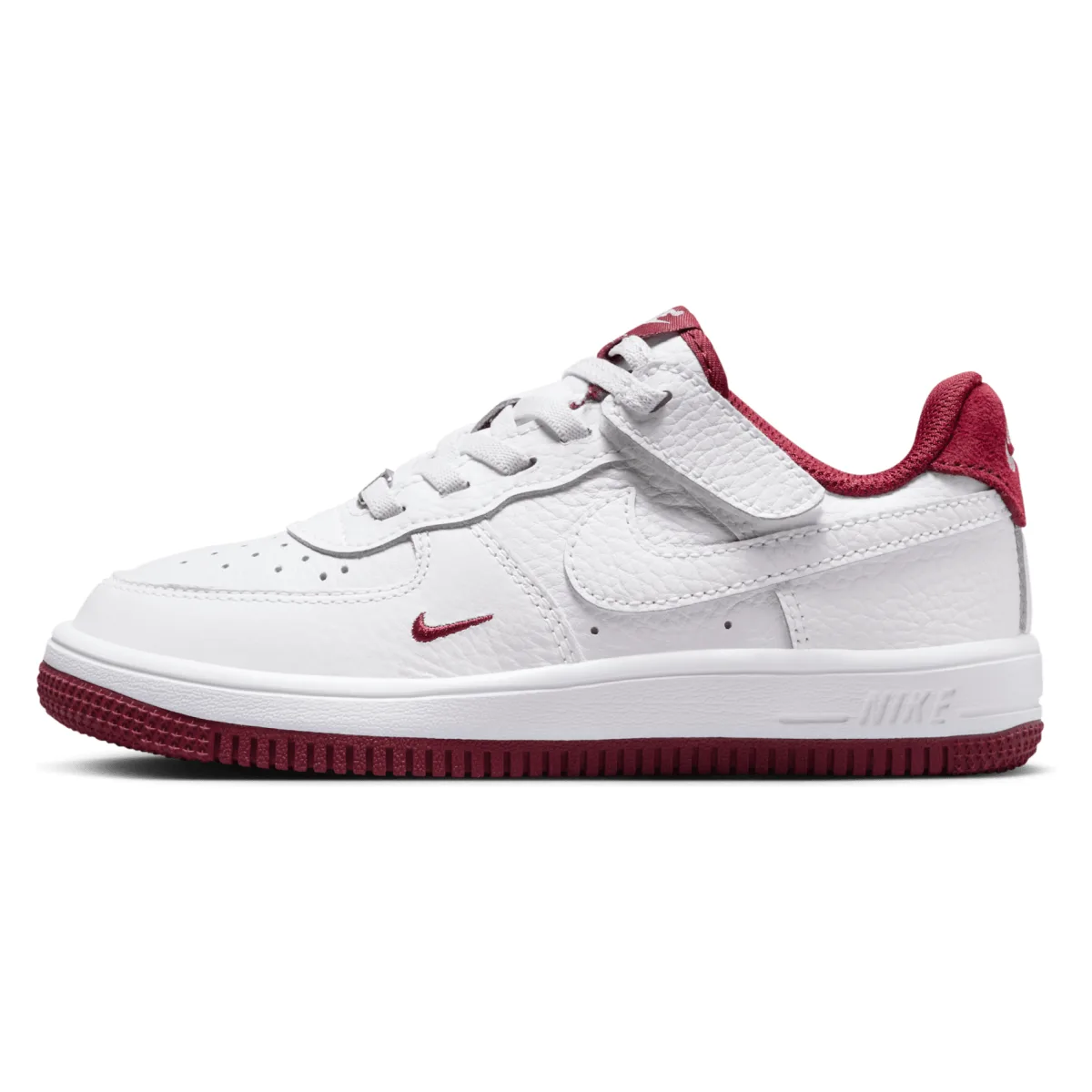 Nike Force 1 Low LV8 EasyOn White Team Red (PS)