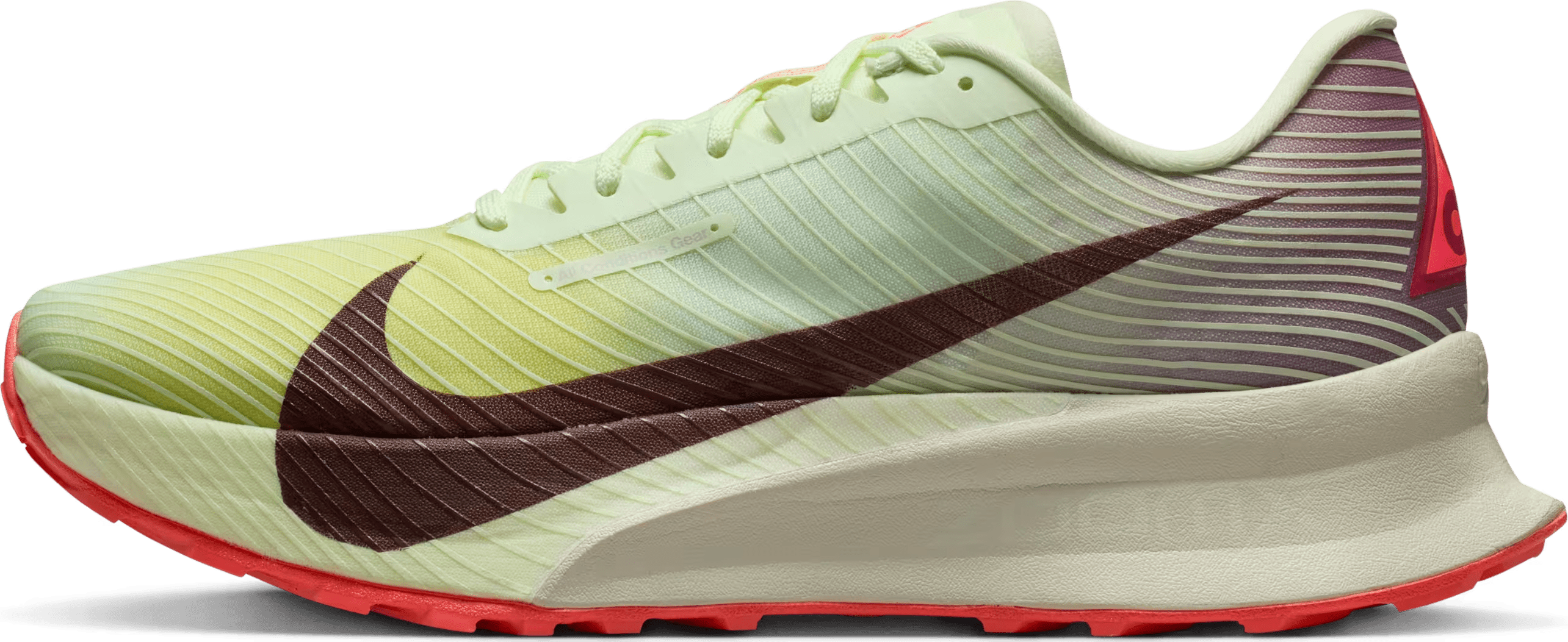 Nike ACG Ultrafly Trail Volt Tint Burgundy Ash