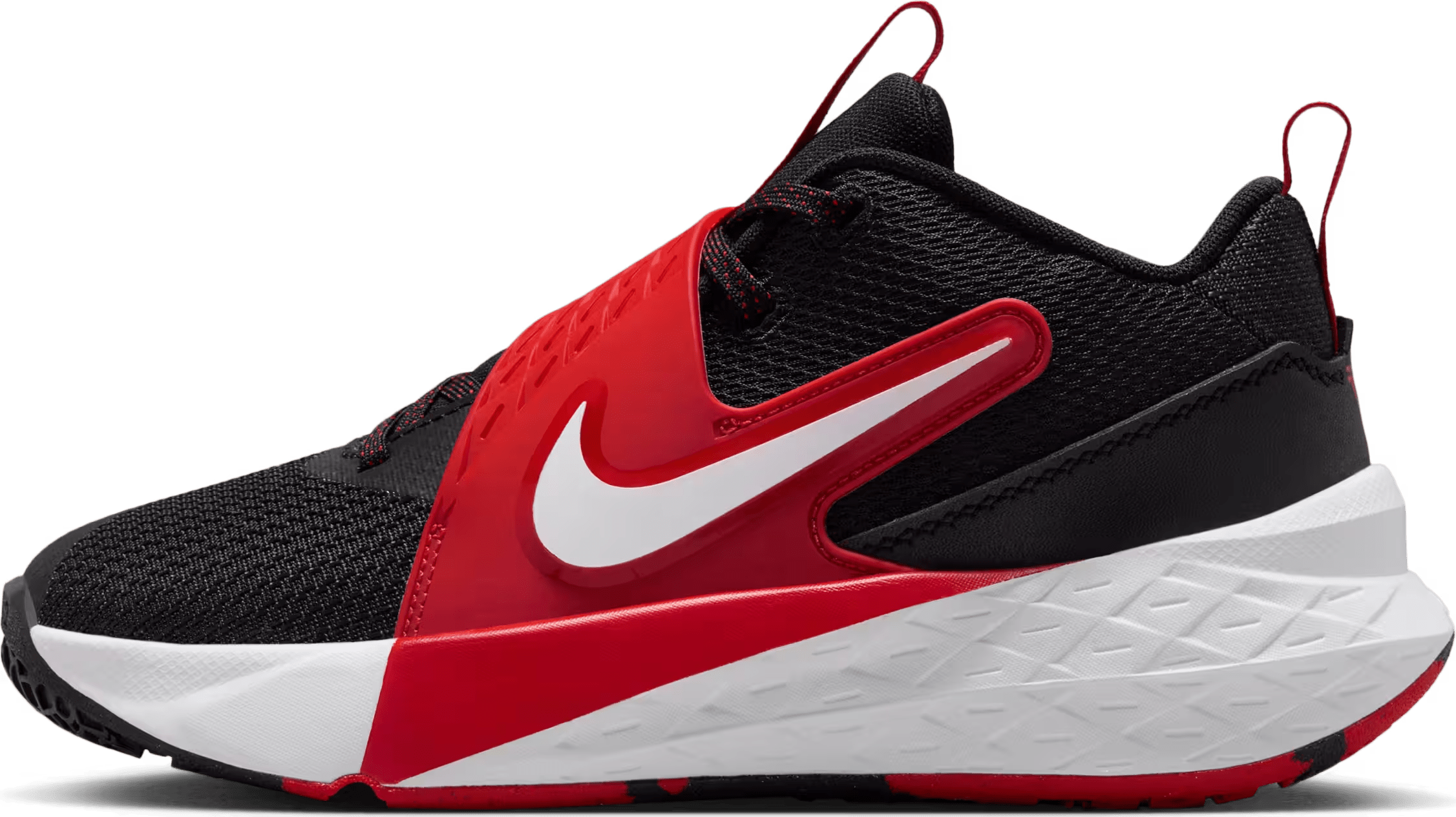 Nike Team Hustle D 12 Black University Red White (GS)