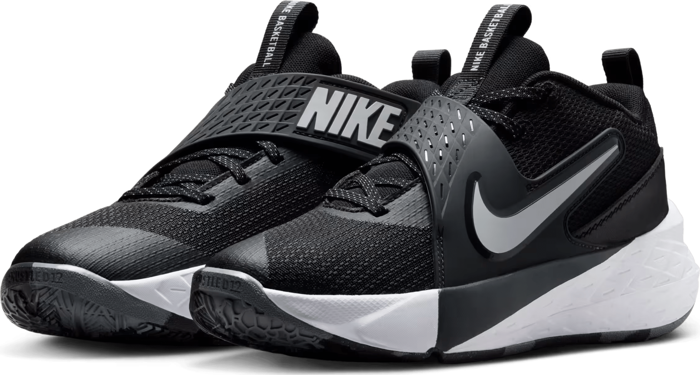 Nike Team Hustle D 12 Black Anthracite White (GS)