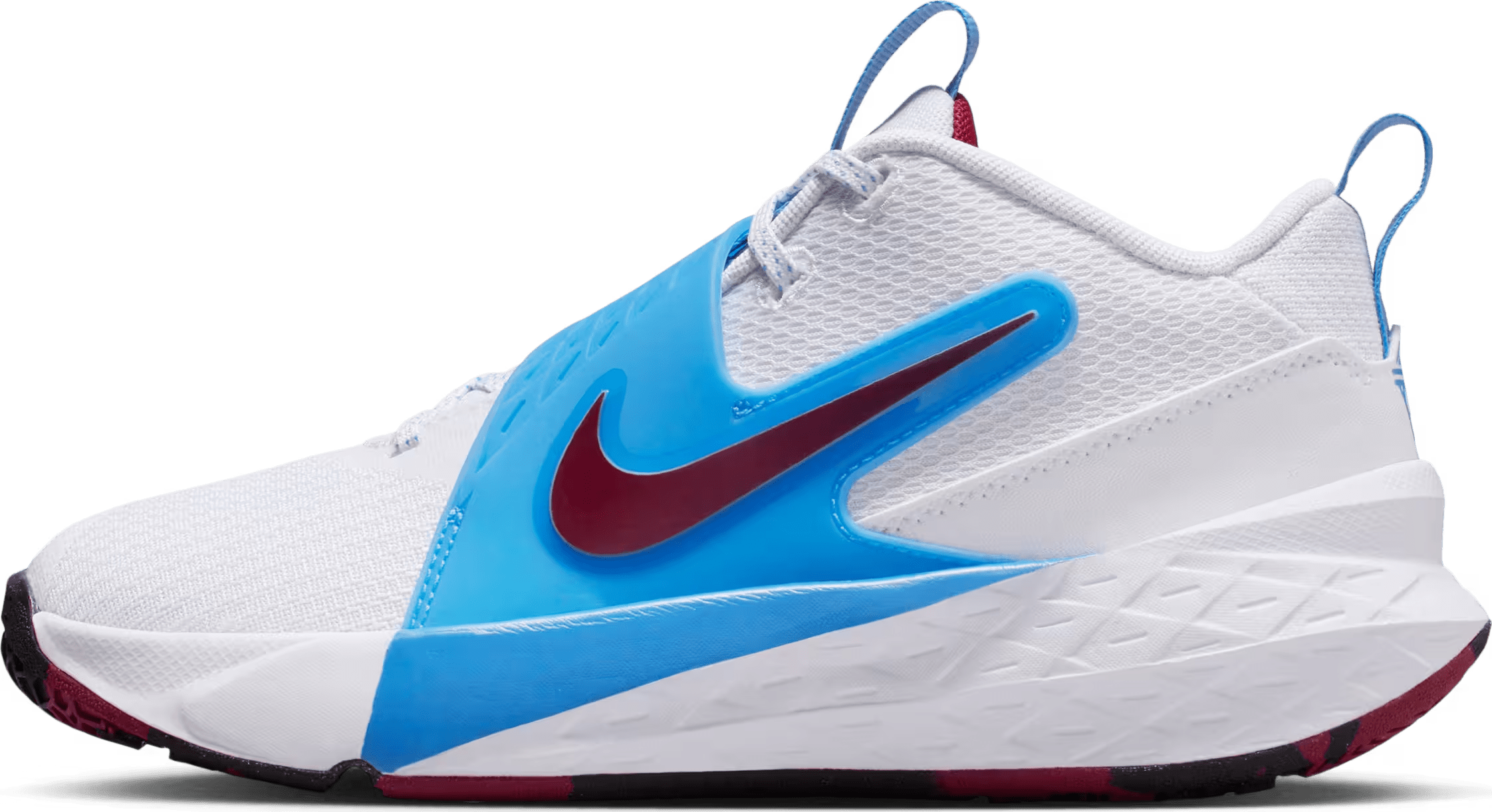 Nike Team Hustle D 12 White University Blue Black Team Red (GS)