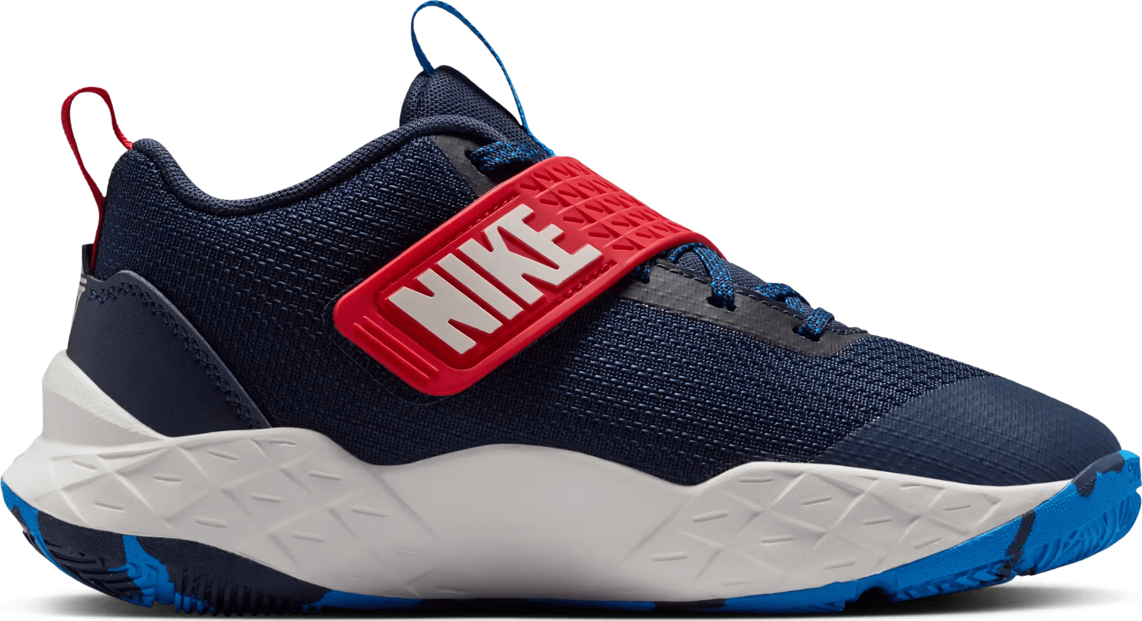 Nike Team Hustle D 12 Team Navy University Red Sail (GS)