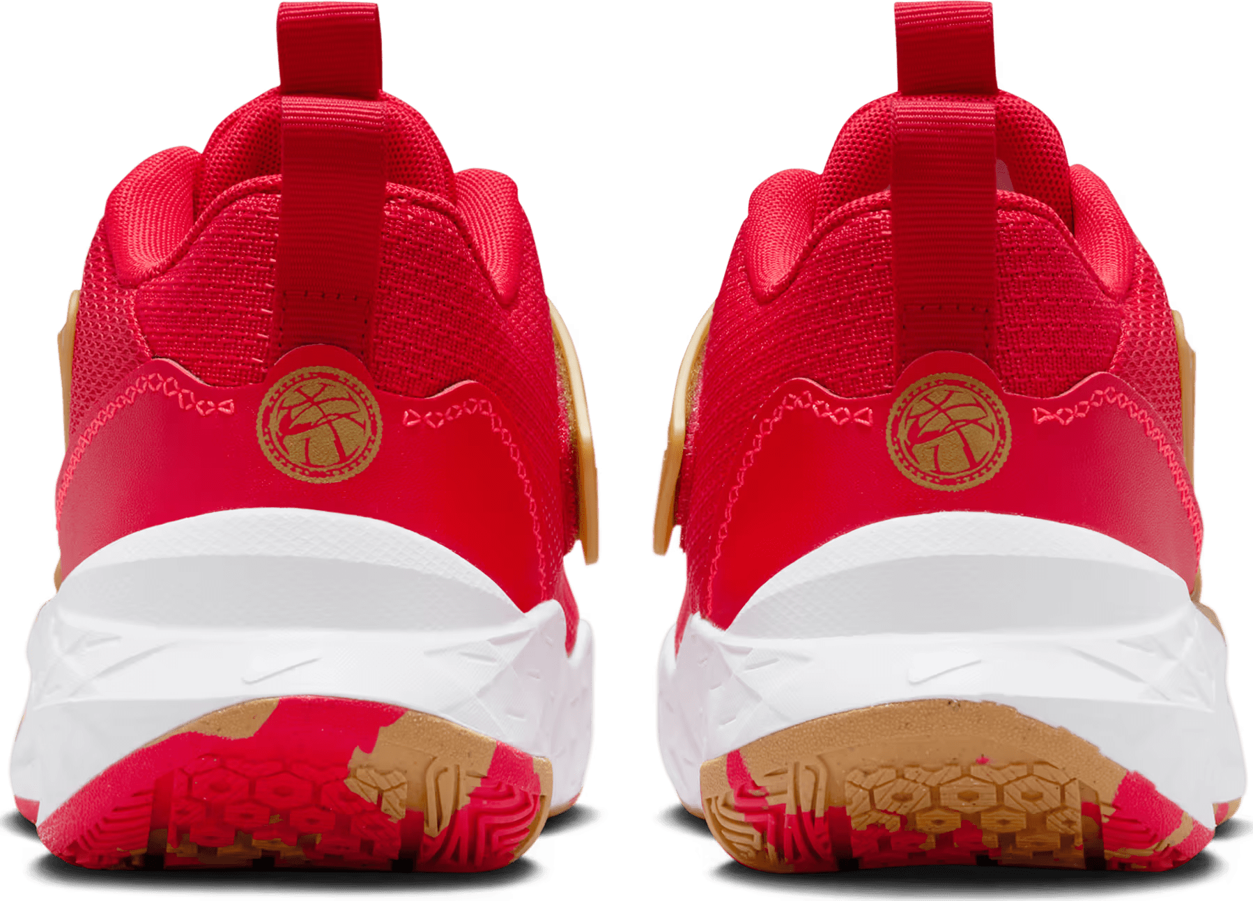 Nike Team Hustle D 12 University Red Gold White (GS)