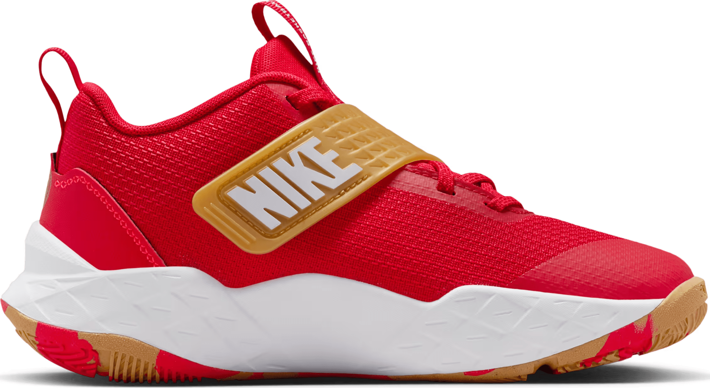 Nike Team Hustle D 12 University Red Gold White (GS)