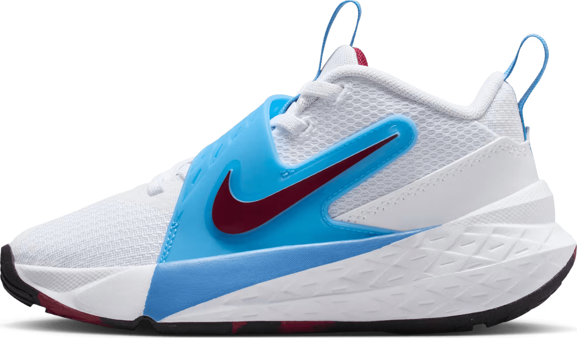 Nike Team Hustle D 12 White University Blue Black Team Red (PS)