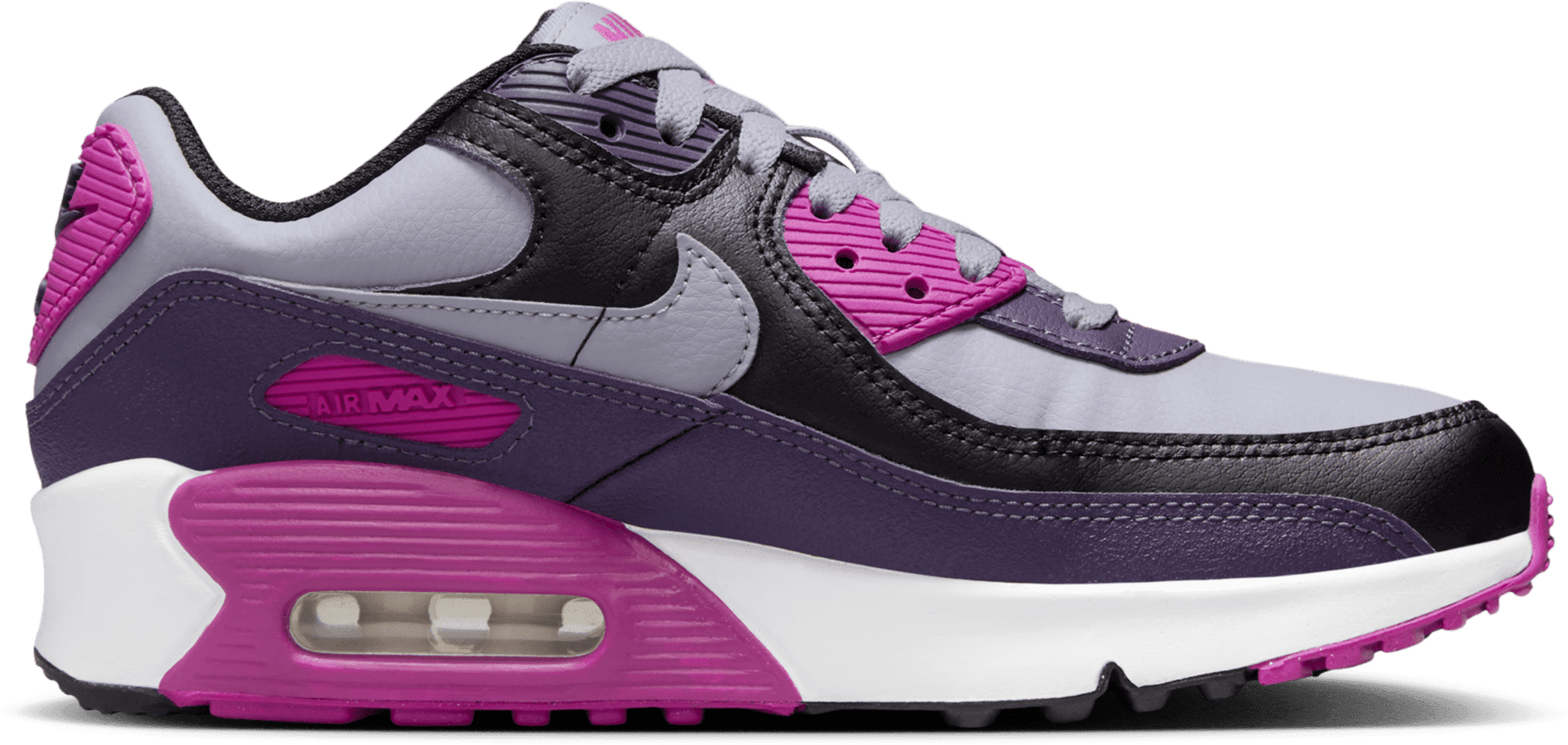Nike Air Max 90 GS "Cement Grey Dark Raisin"