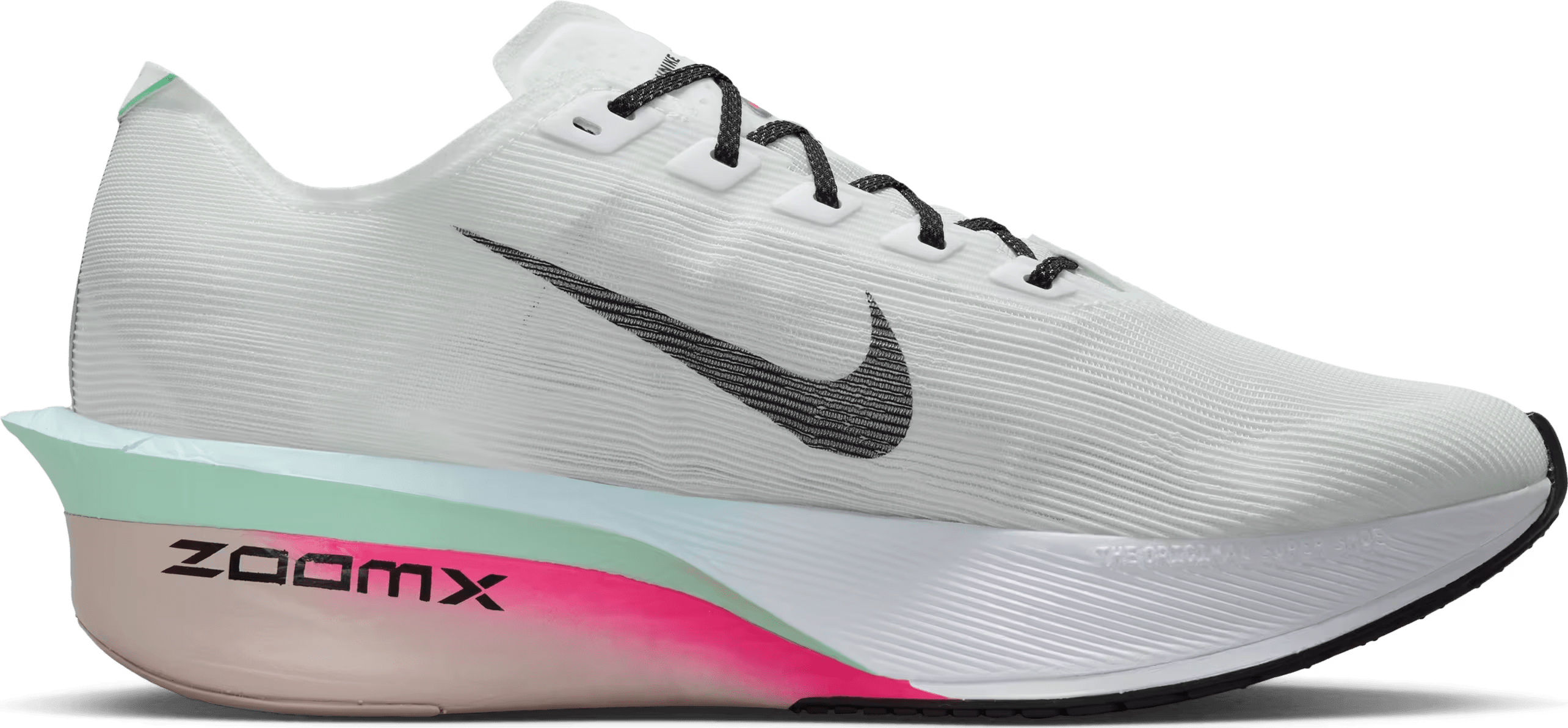 Nike ZoomX Vaporfly Next% 4 White Hyper Pink Mint Foam Black
