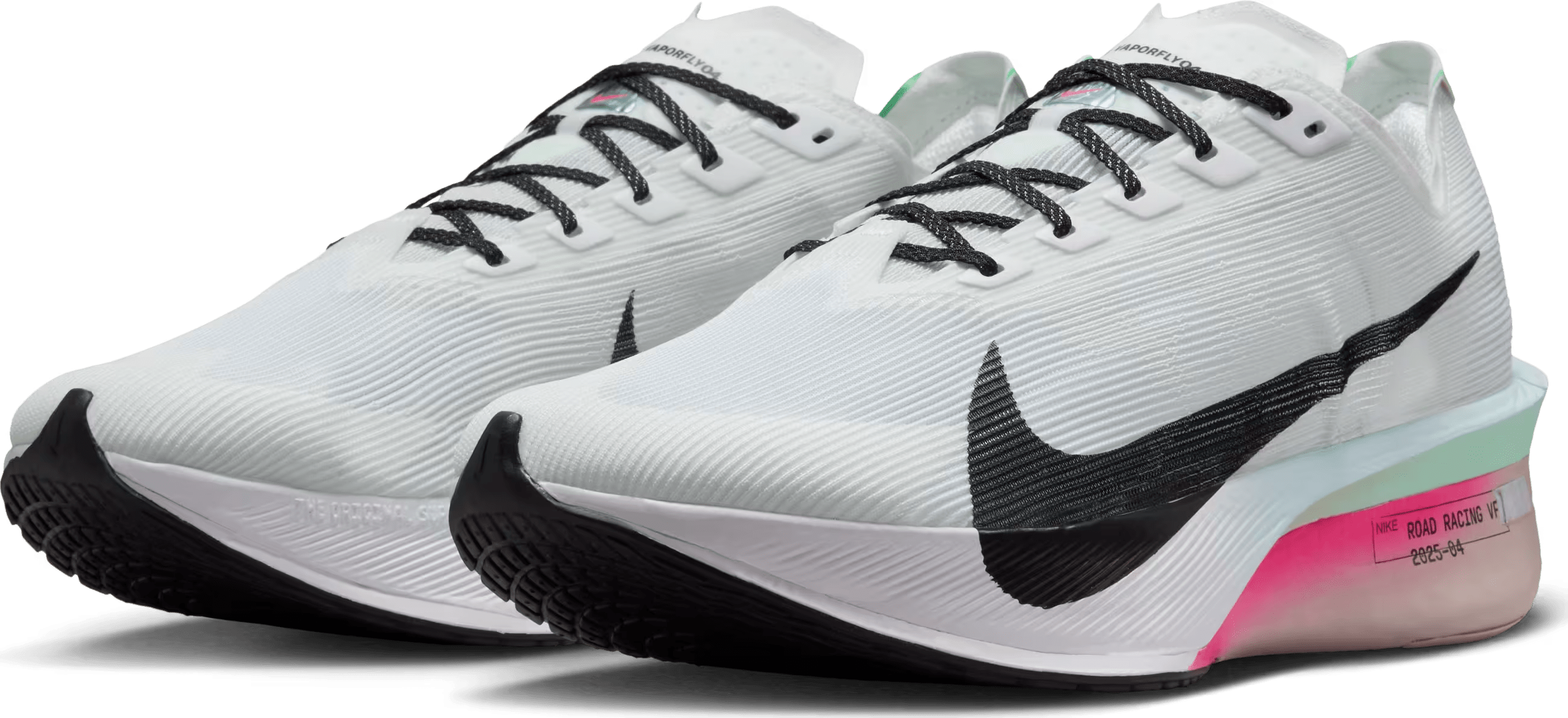 Nike ZoomX Vaporfly Next% 4 White Hyper Pink Mint Foam Black