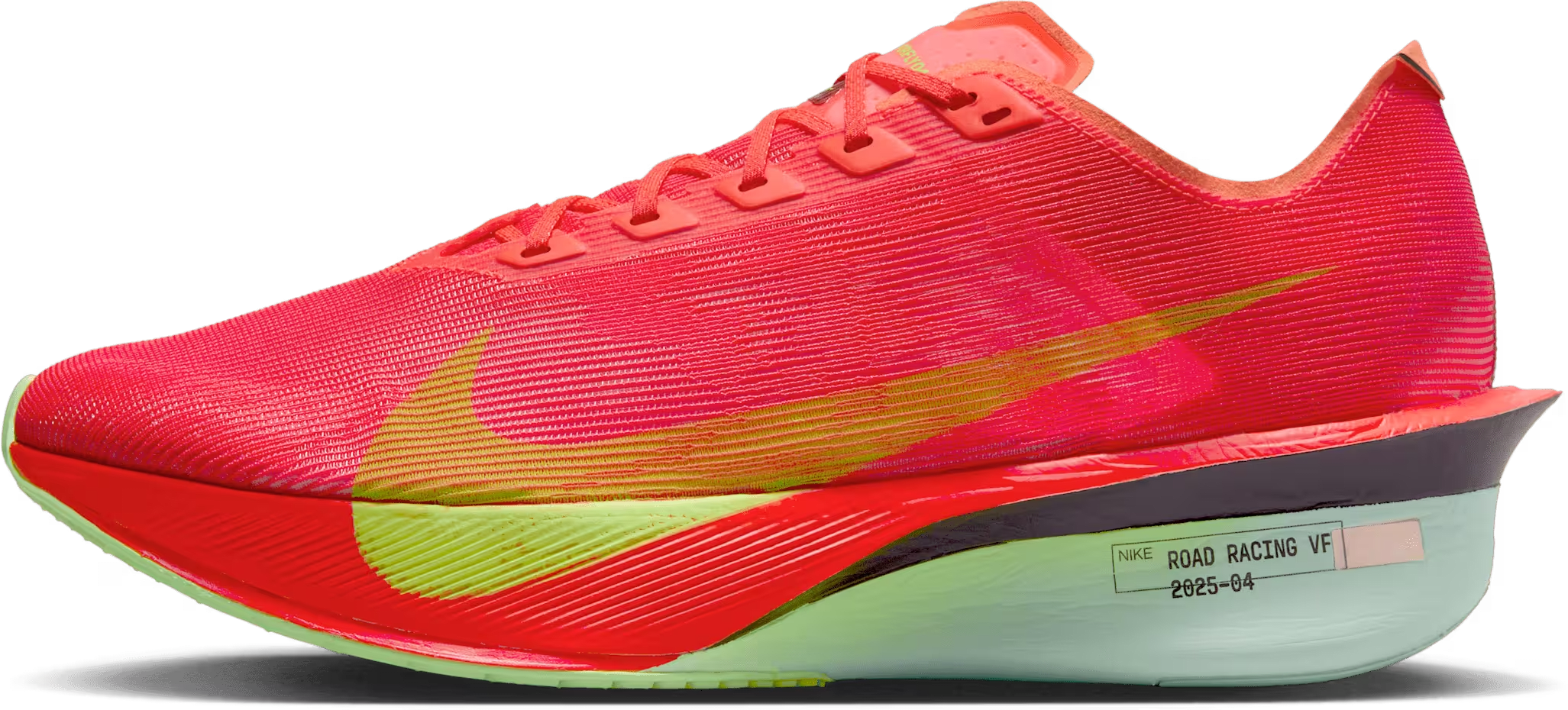 Nike ZoomX Vaporfly Next% 4 Bright Crimson Mint Foam Cave Purple Lime Blast