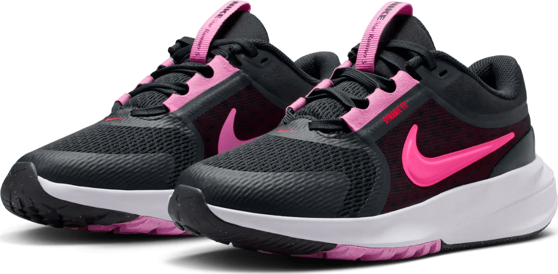 Nike Star Runner 5 Off Noir Playful Pink Bright Crimson Hyper Pink (GS)