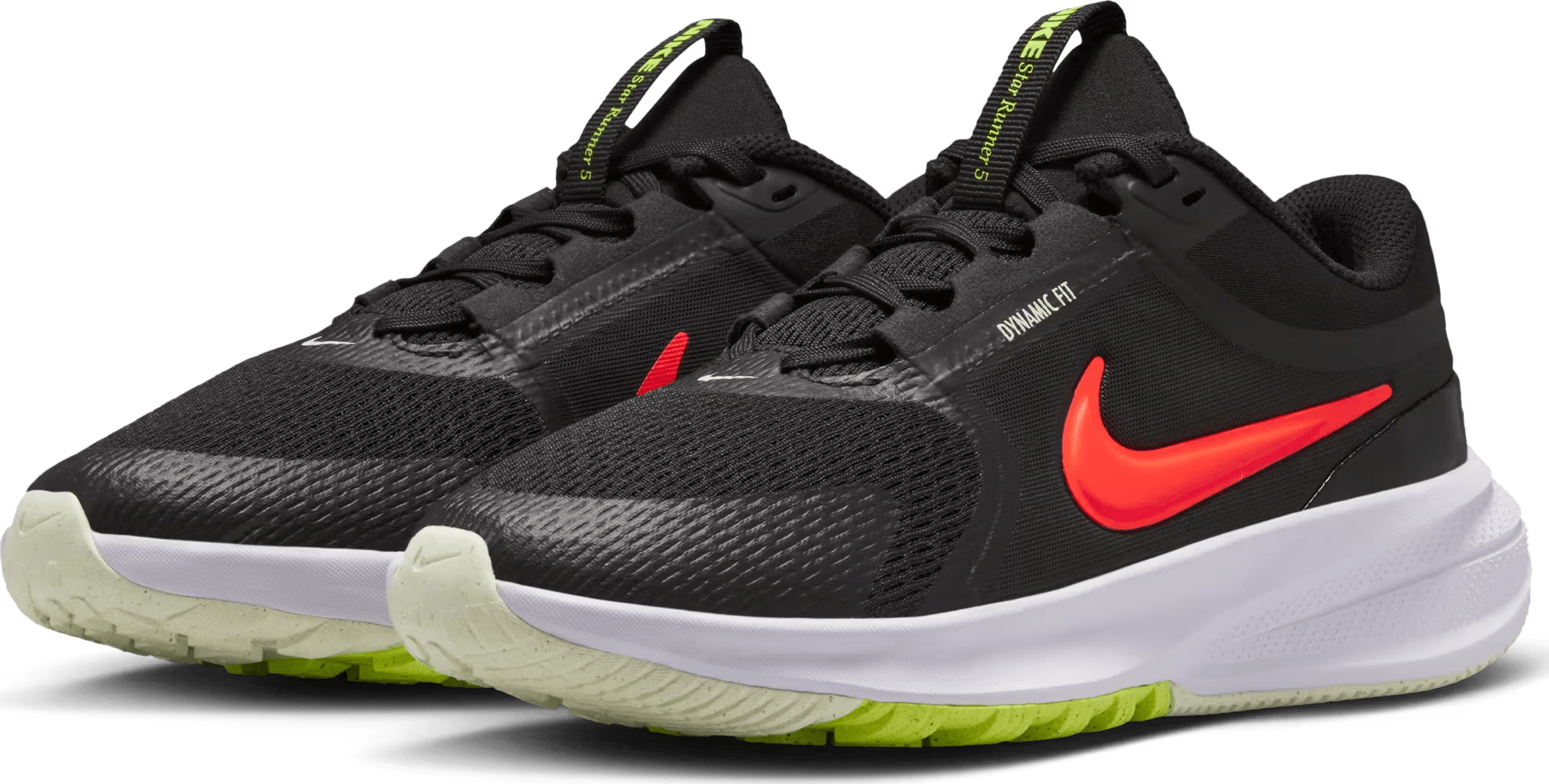 Nike Star Runner 5 Black Volt Tint Bright Crimson (GS)