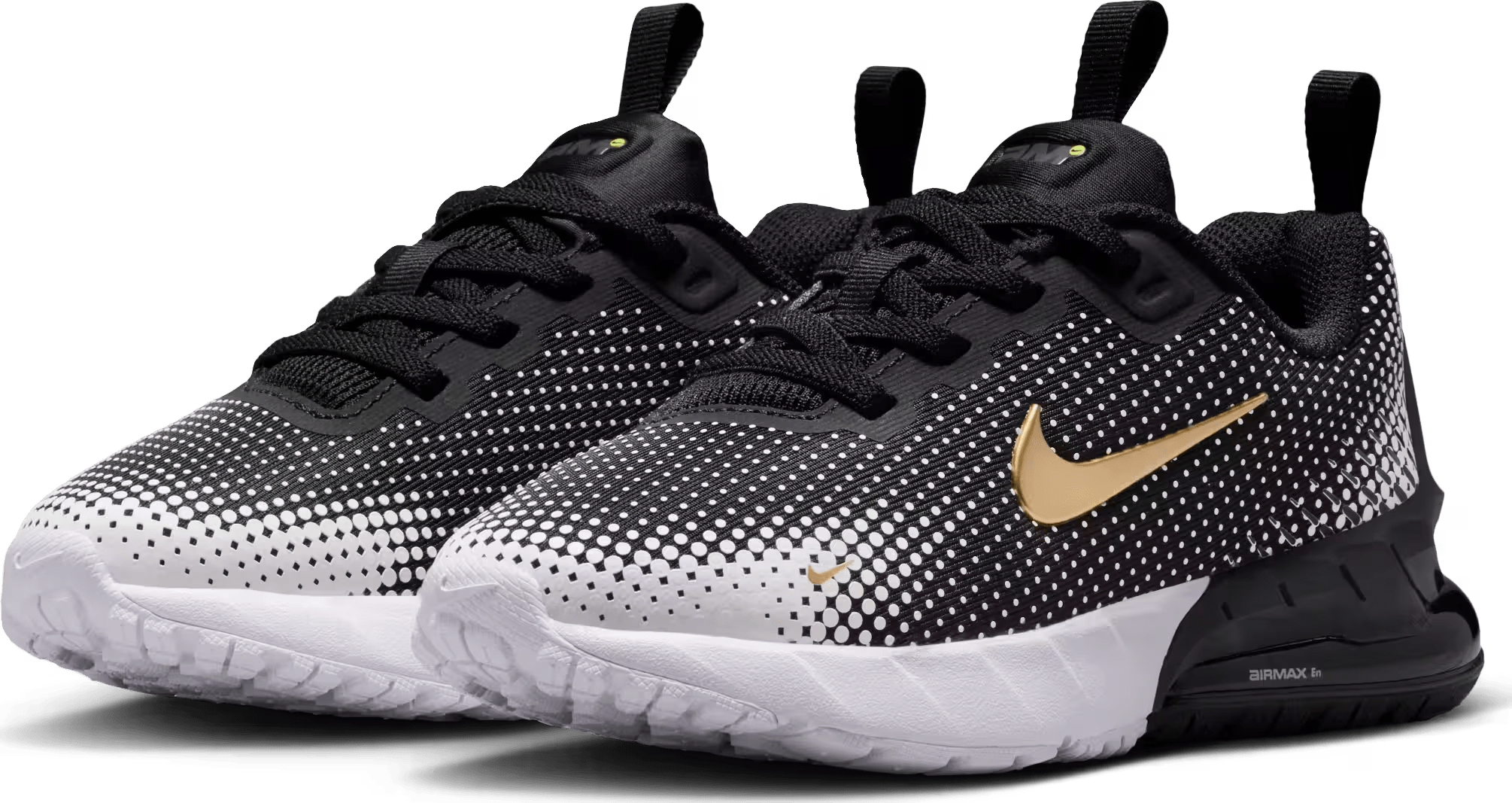 Nike Air Max Phoenix Black White Metallic Gold (PS)