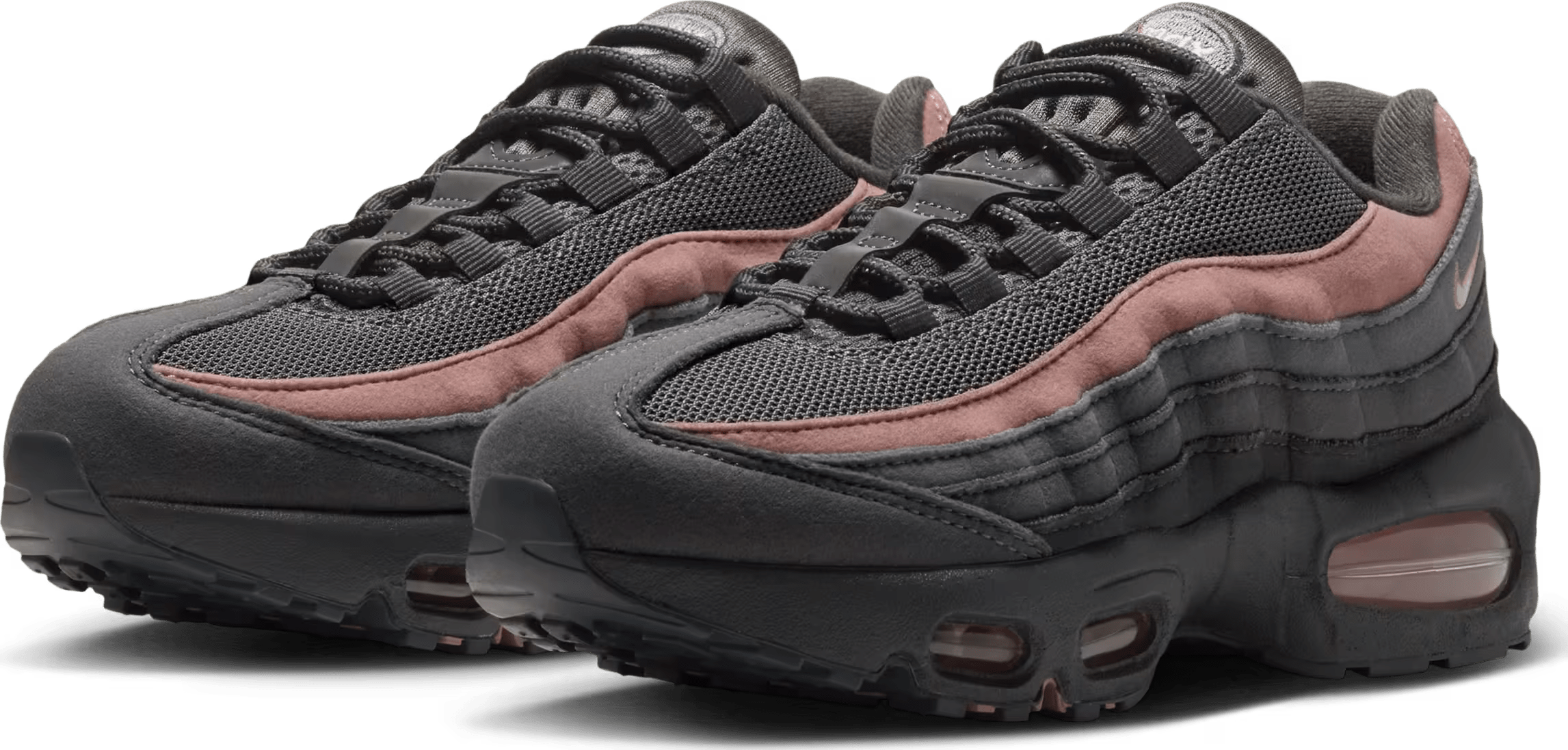 Nike Air Max 95 Big Bubble GS "Dark Grey Rust Pink"