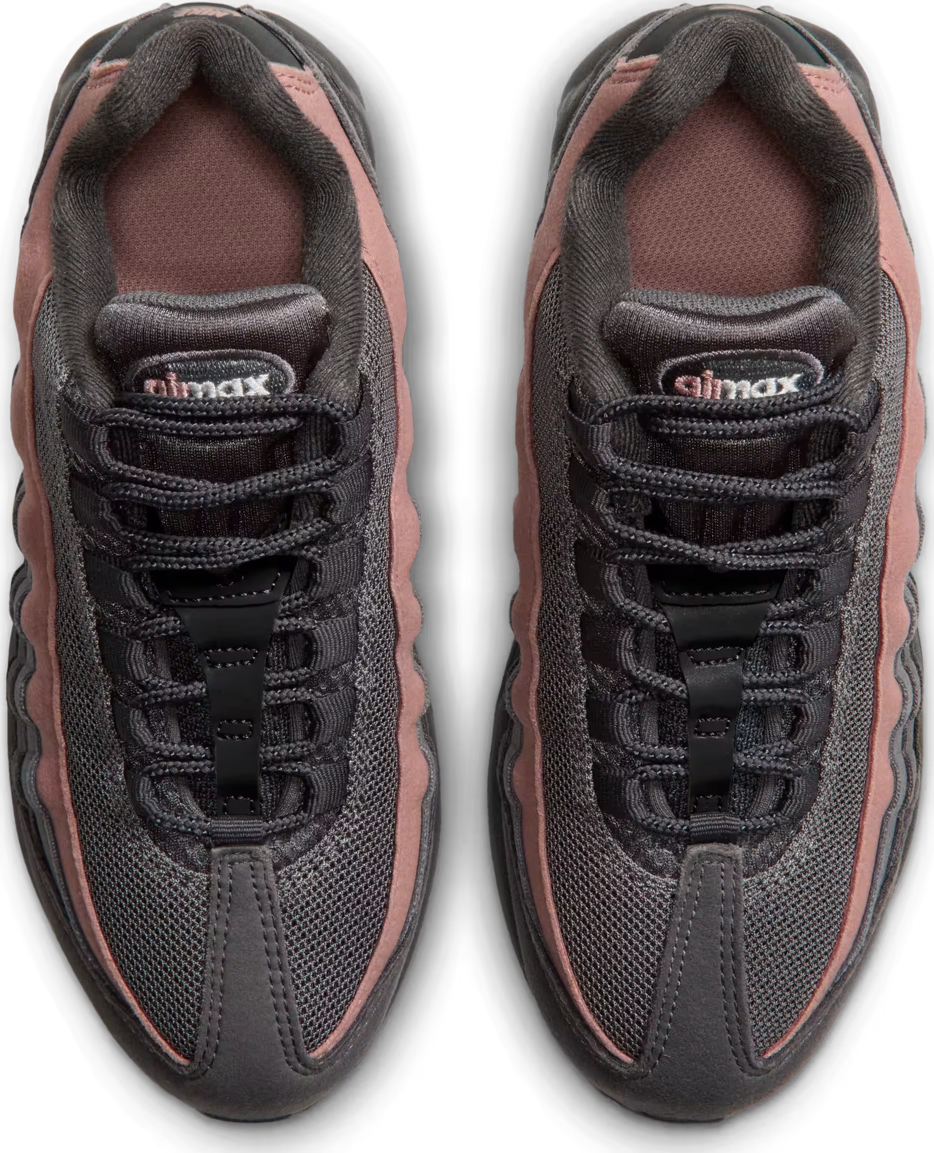 Nike Air Max 95 Big Bubble GS "Dark Grey Rust Pink"