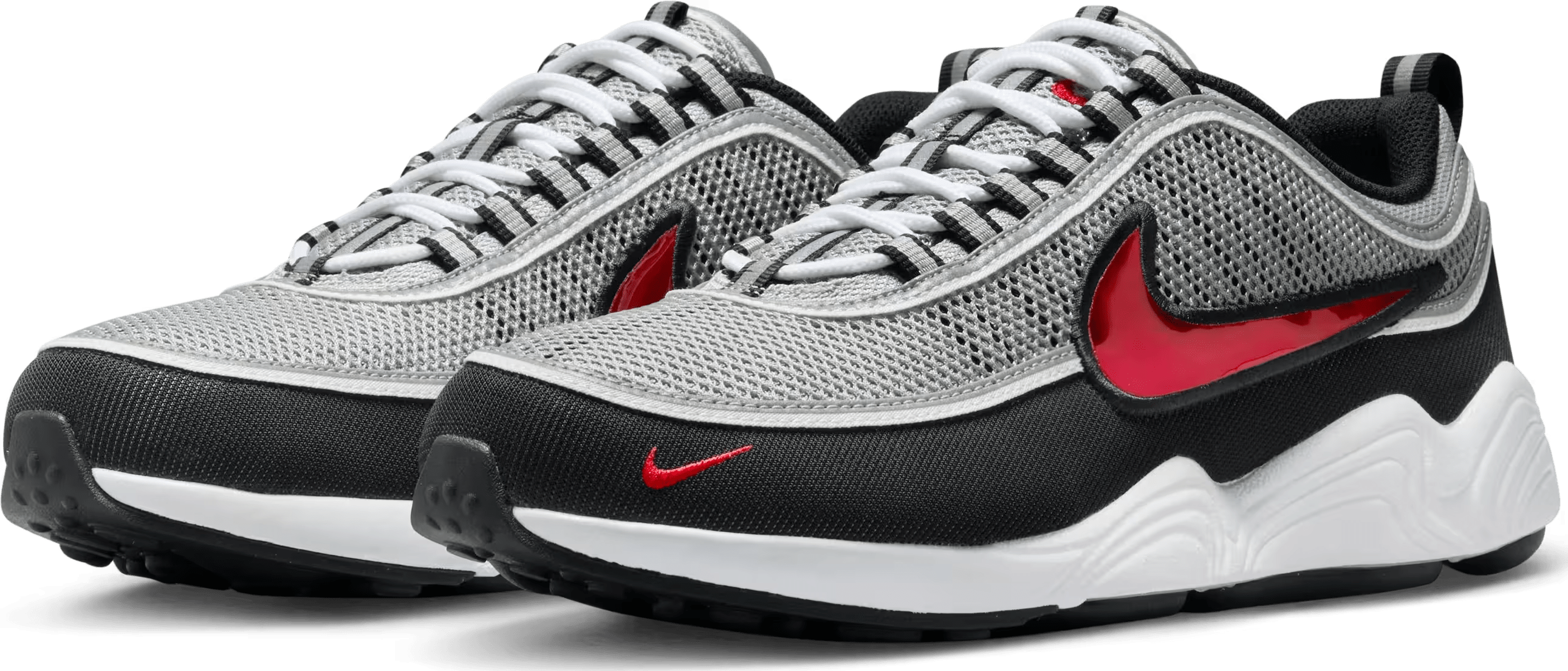 Nike Air Zoom Spiridon SP "Metallic Silver Red"
