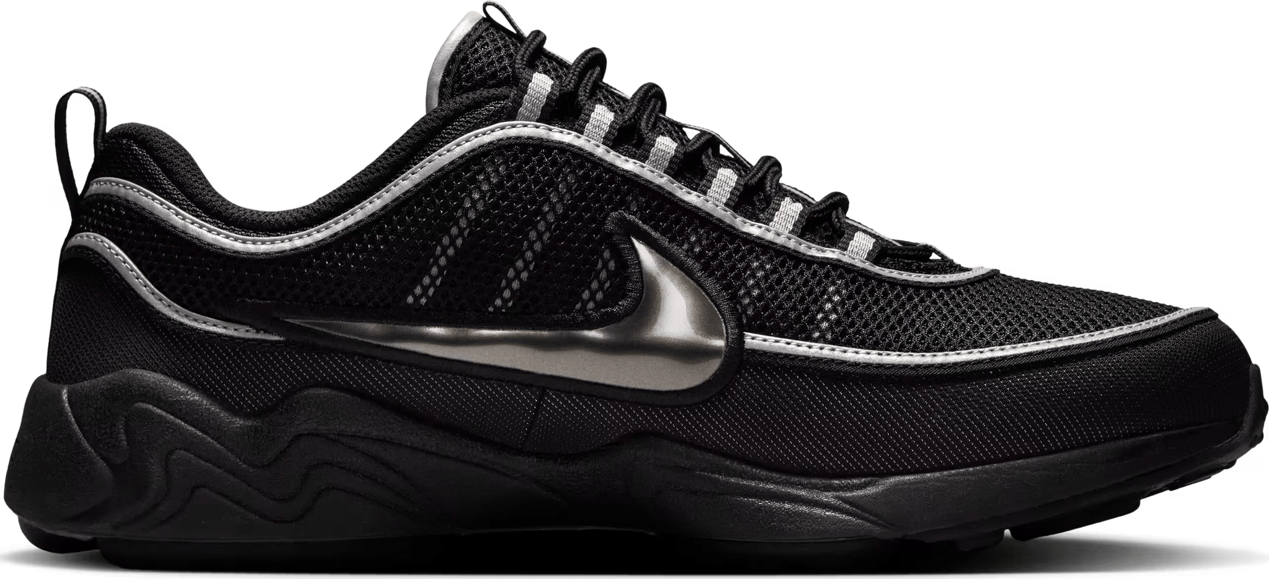 Nike Air Zoom Spiridon SP "Black Metallic Silver"