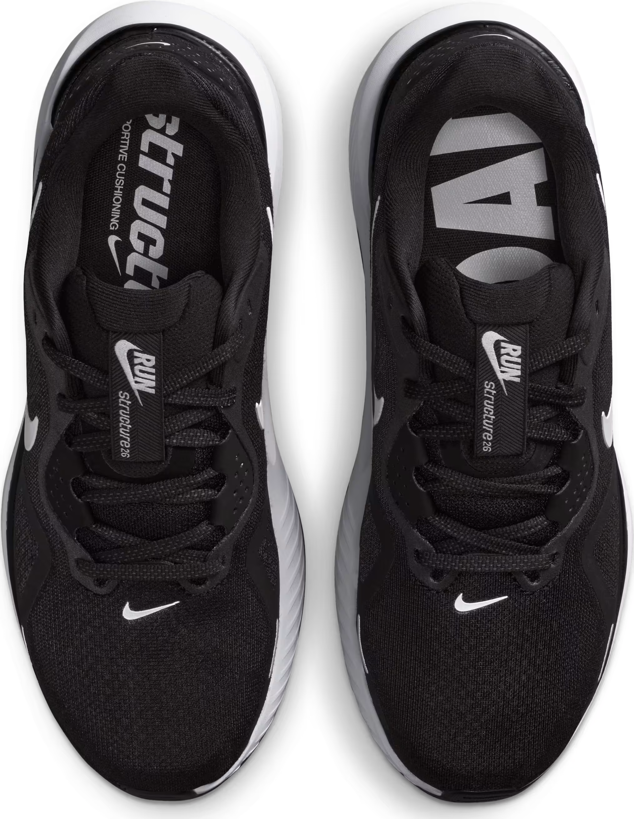 Nike Structure 26 Wmns "Black White"