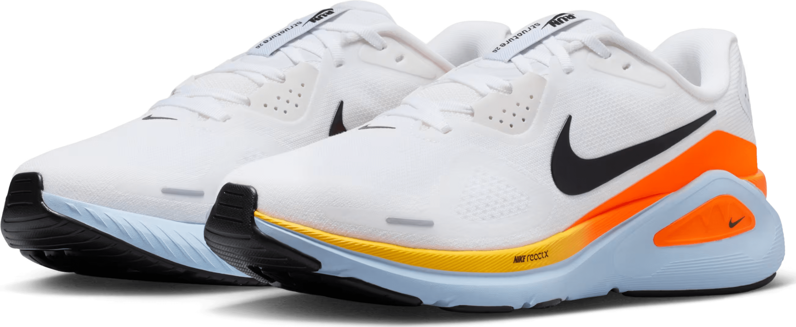 Nike Structure 26 White Black Hydrogen Blue Orange