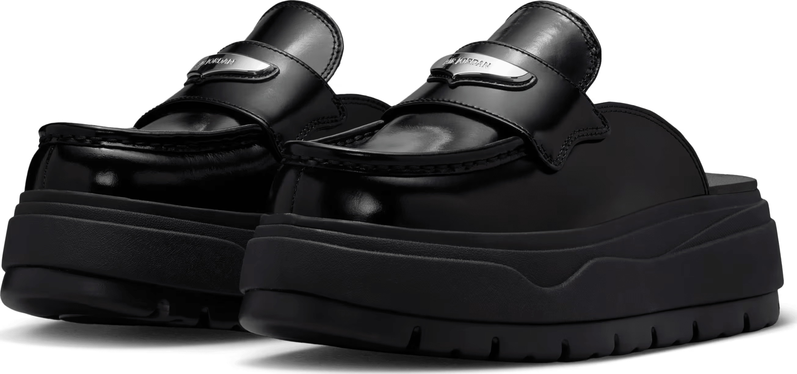 Air Jordan Mule Wmns "Black Metallic Silver"