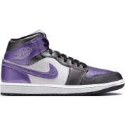 Air Jordan 1 Mid "Metallic Purple"