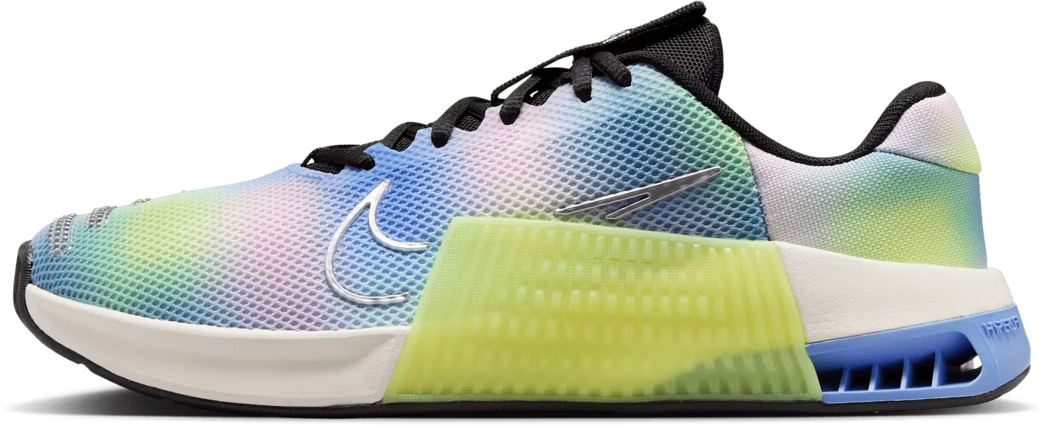 Nike Metcon 9 SE Black Light Lemon Twist Royal Pulse Metallic Silver (Women's)