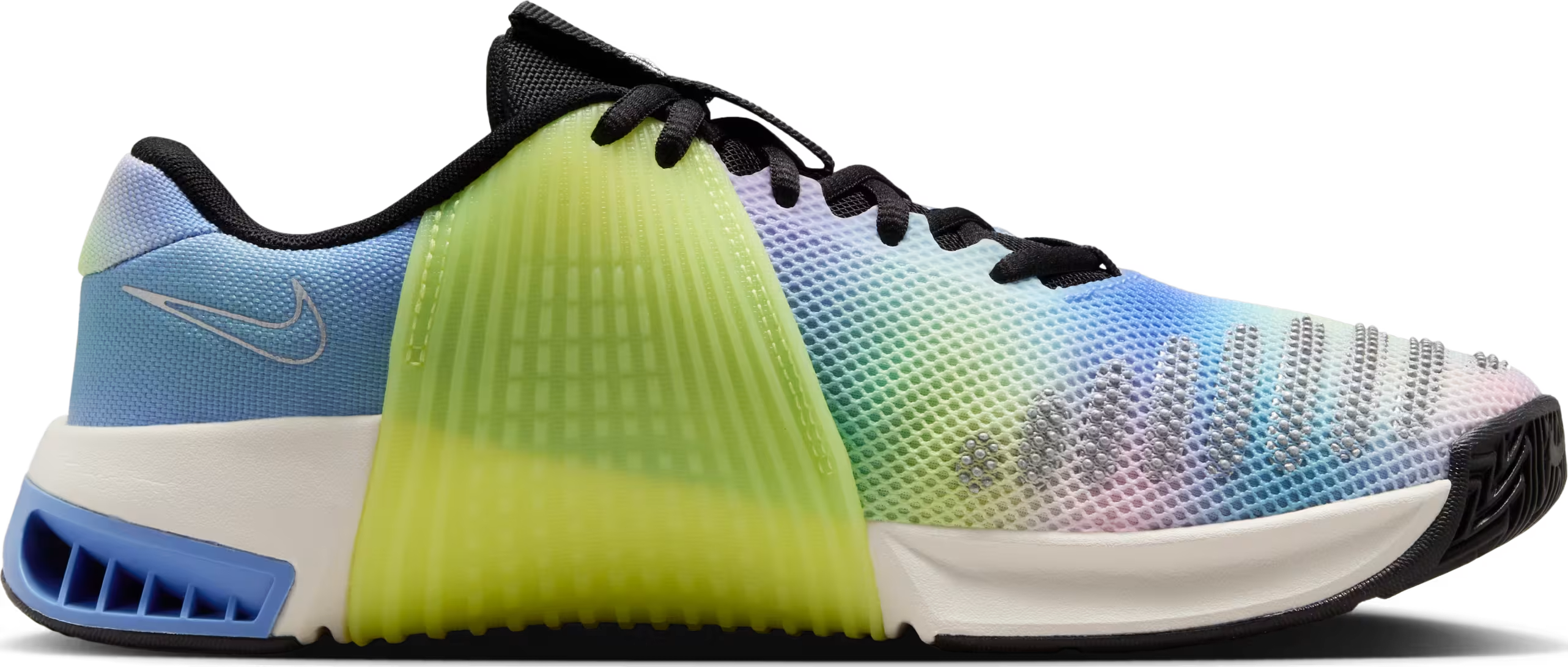 Nike Metcon 9 SE Black Light Lemon Twist Royal Pulse Metallic Silver (Women's)