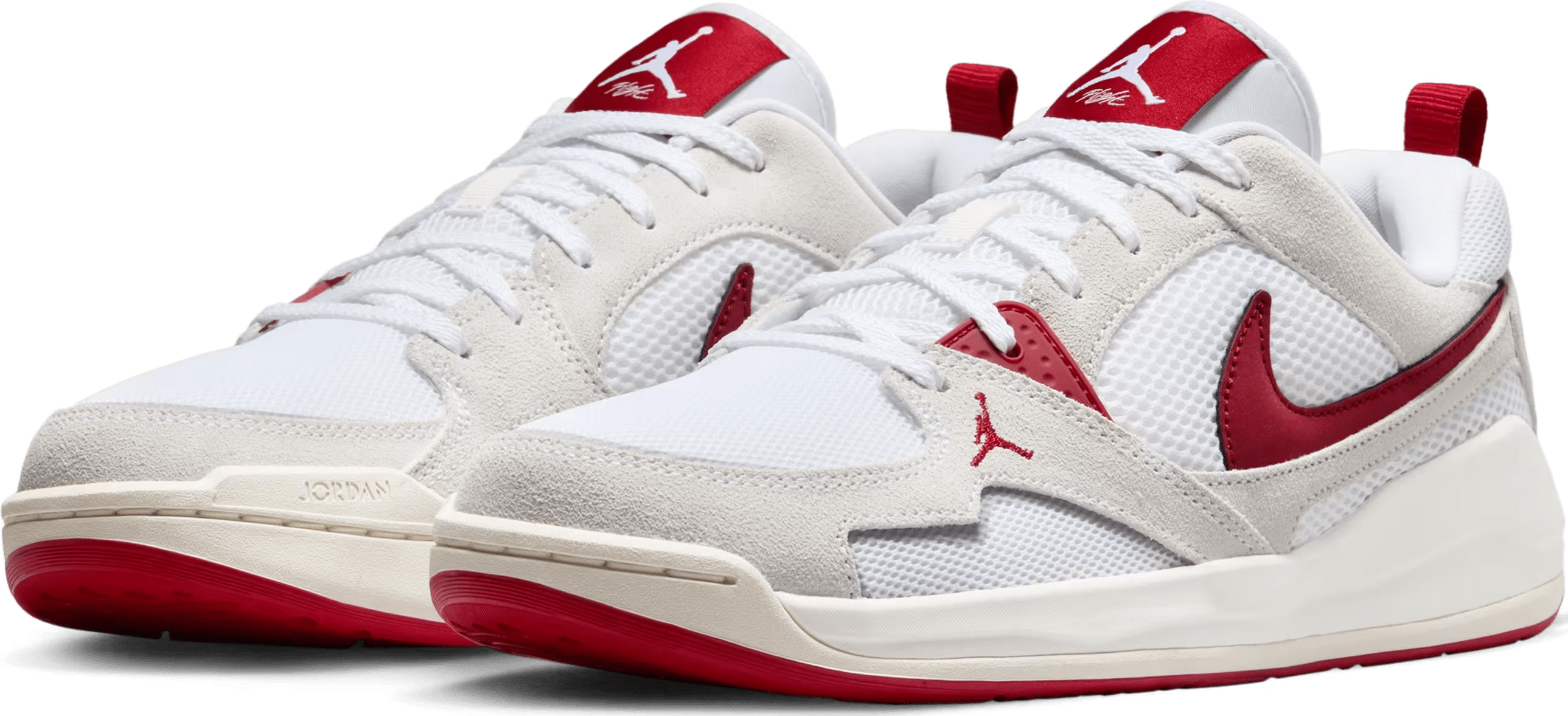Jordan CMFT Era White Sail Black Varsity Red